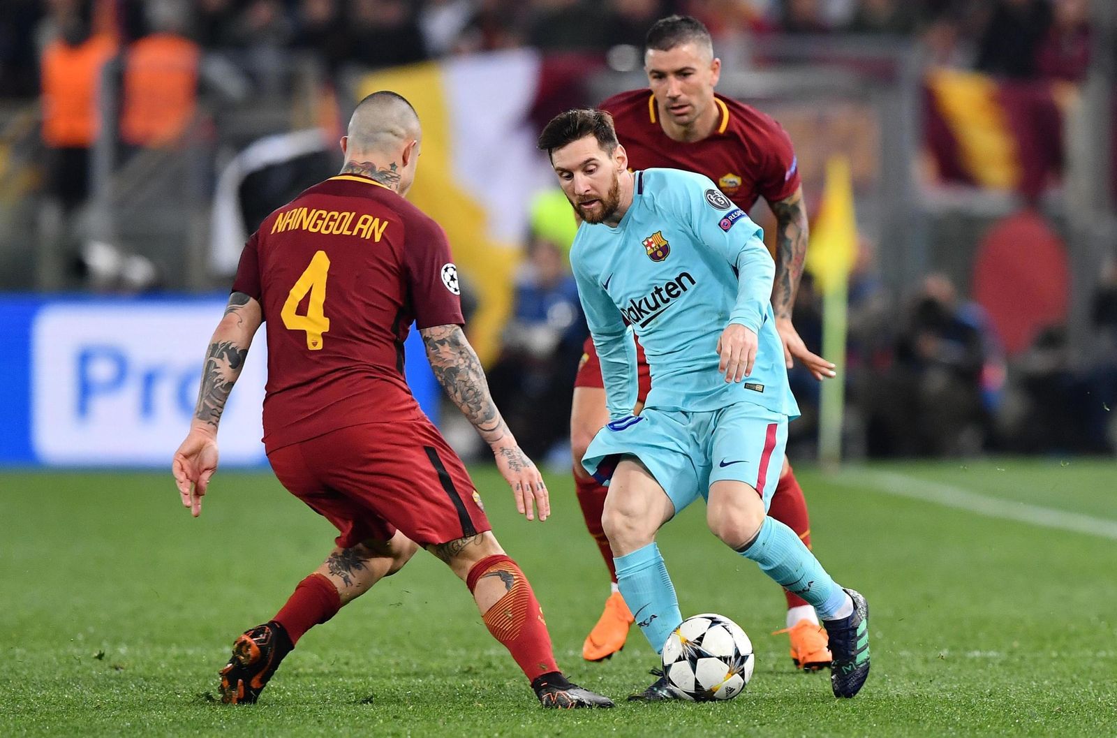 El Roma-Barcelona, en imágenes