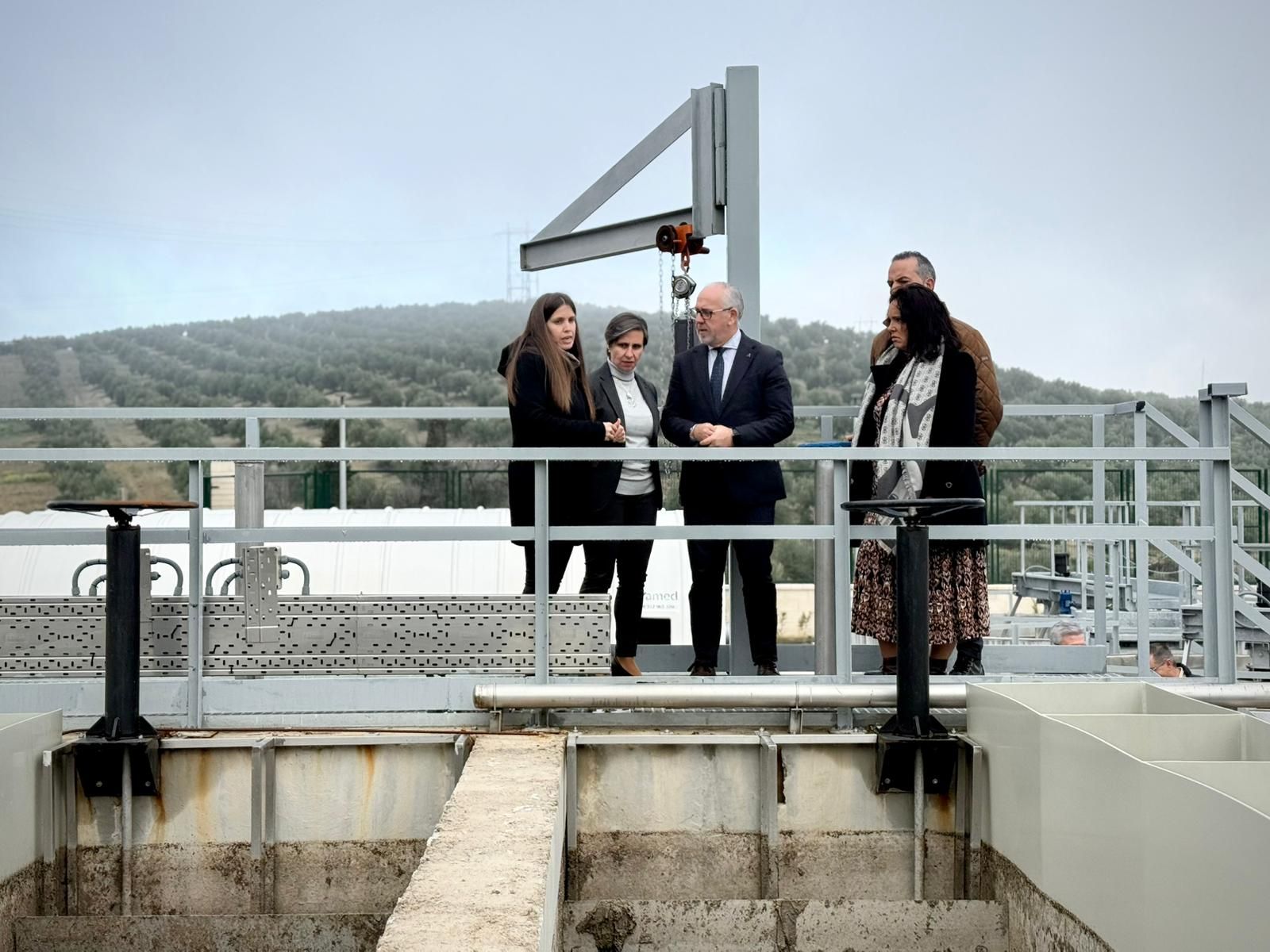 Inauguración de la nueva agrupación de vertidos y estación depuradora de aguas residuales de Fuerte del Rey.
