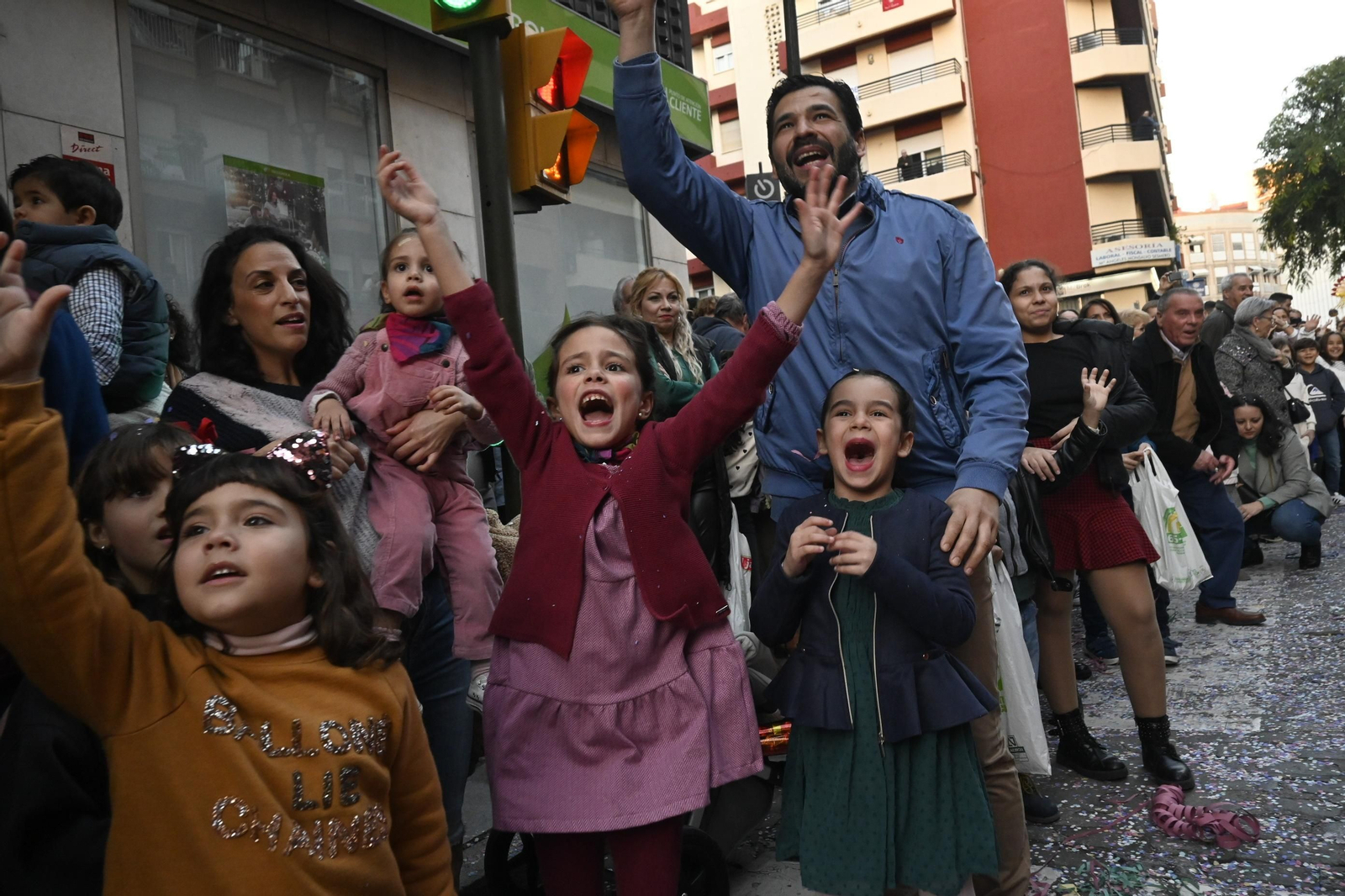 Gente en la Cabalgata de Reyes del 2023