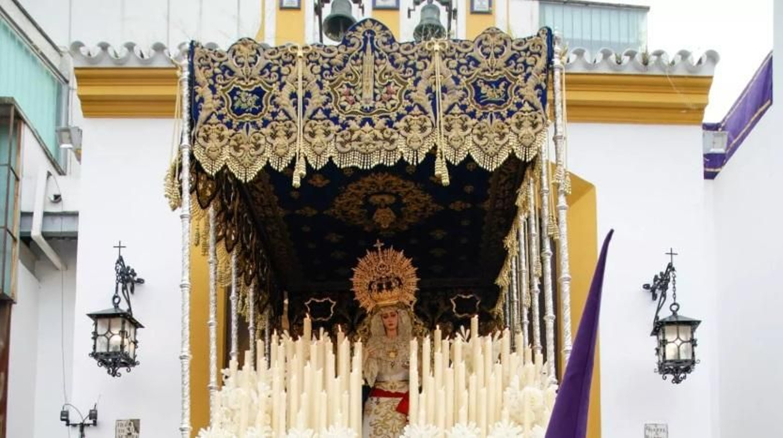 La Virgen de Guadalupe el pasado Lunes Santo