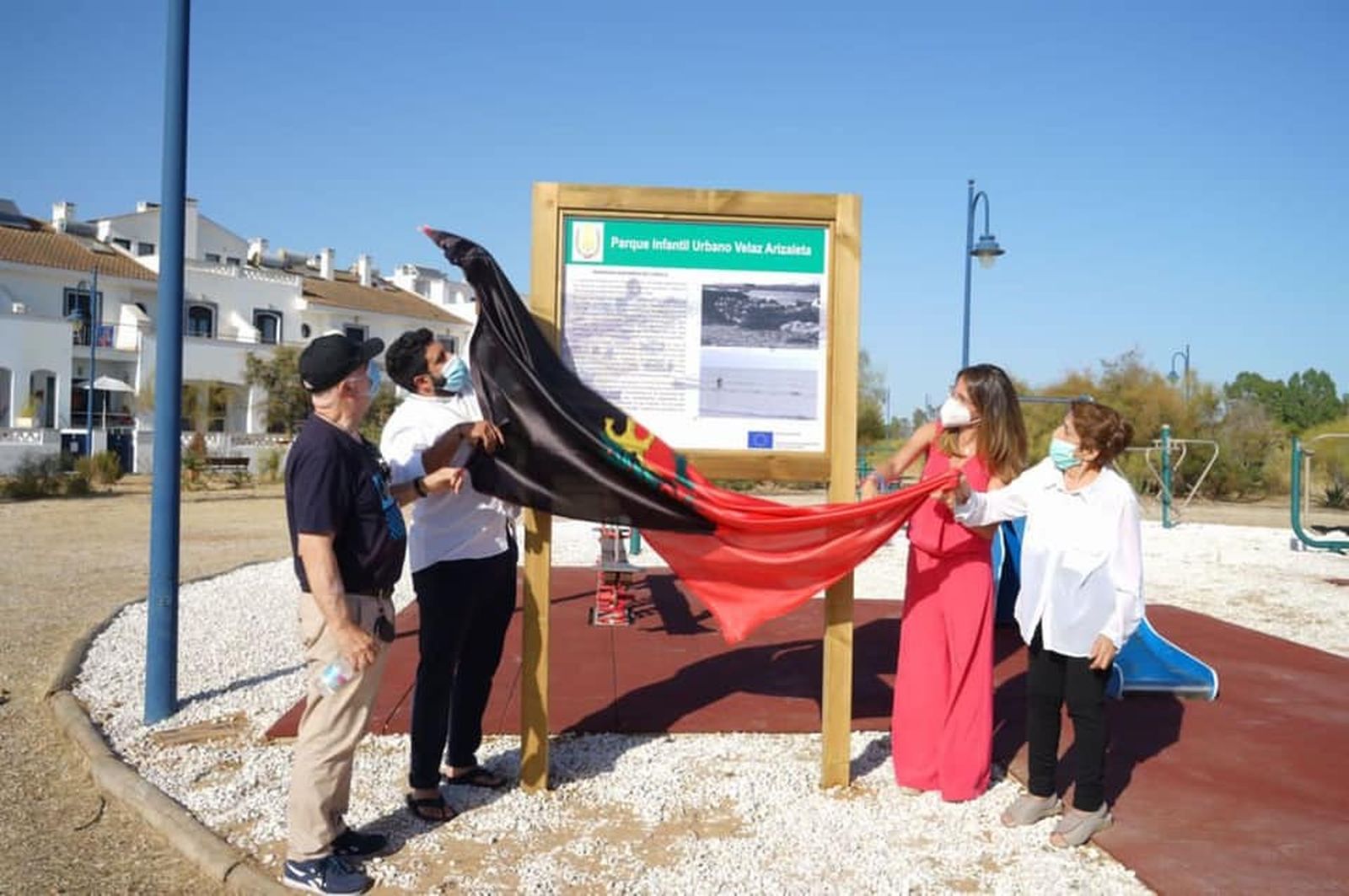 Inaguración del parque infantil 'Urbano Velaz'