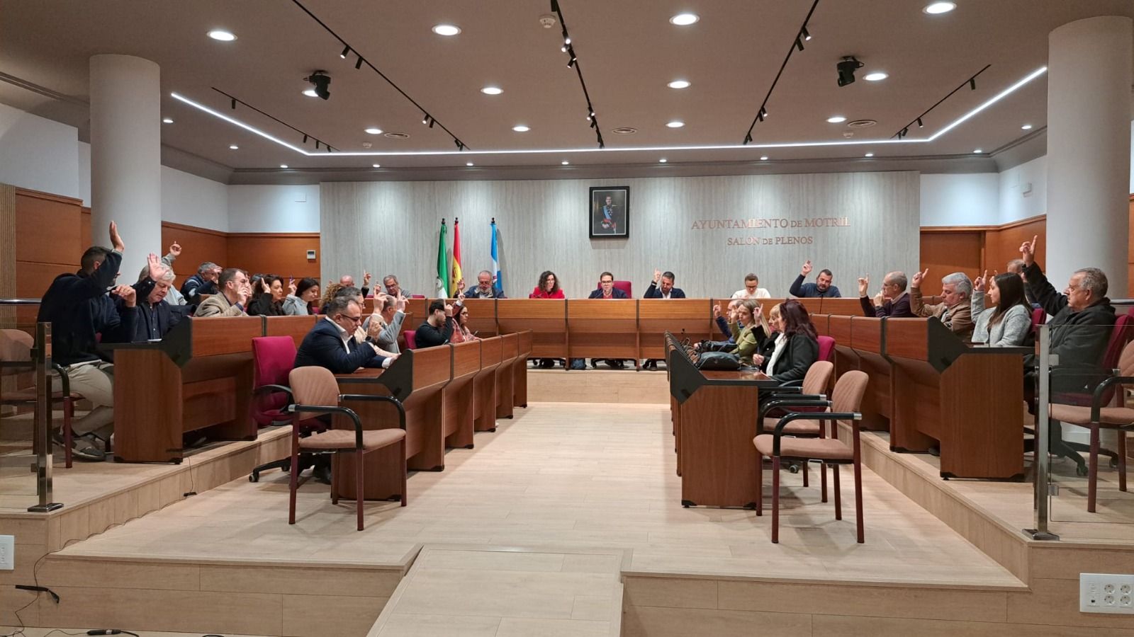 Celebración del pleno de la Mancomunidad