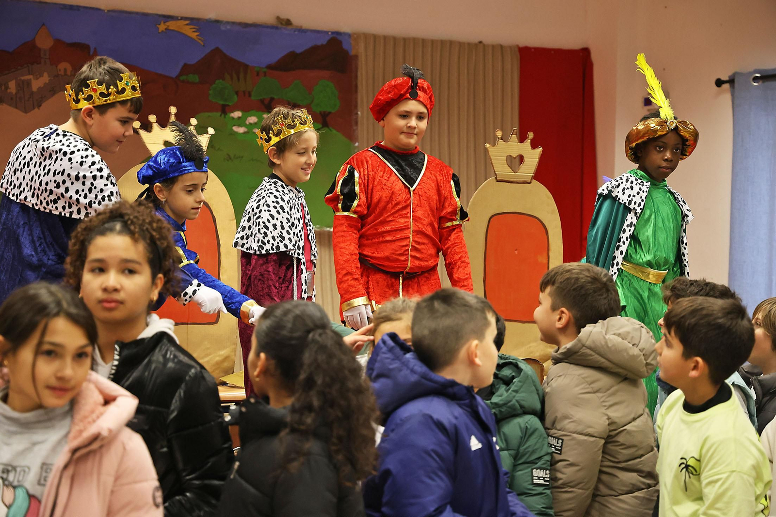 El impresionante Belén viviente del CEIP 12 de Octubre