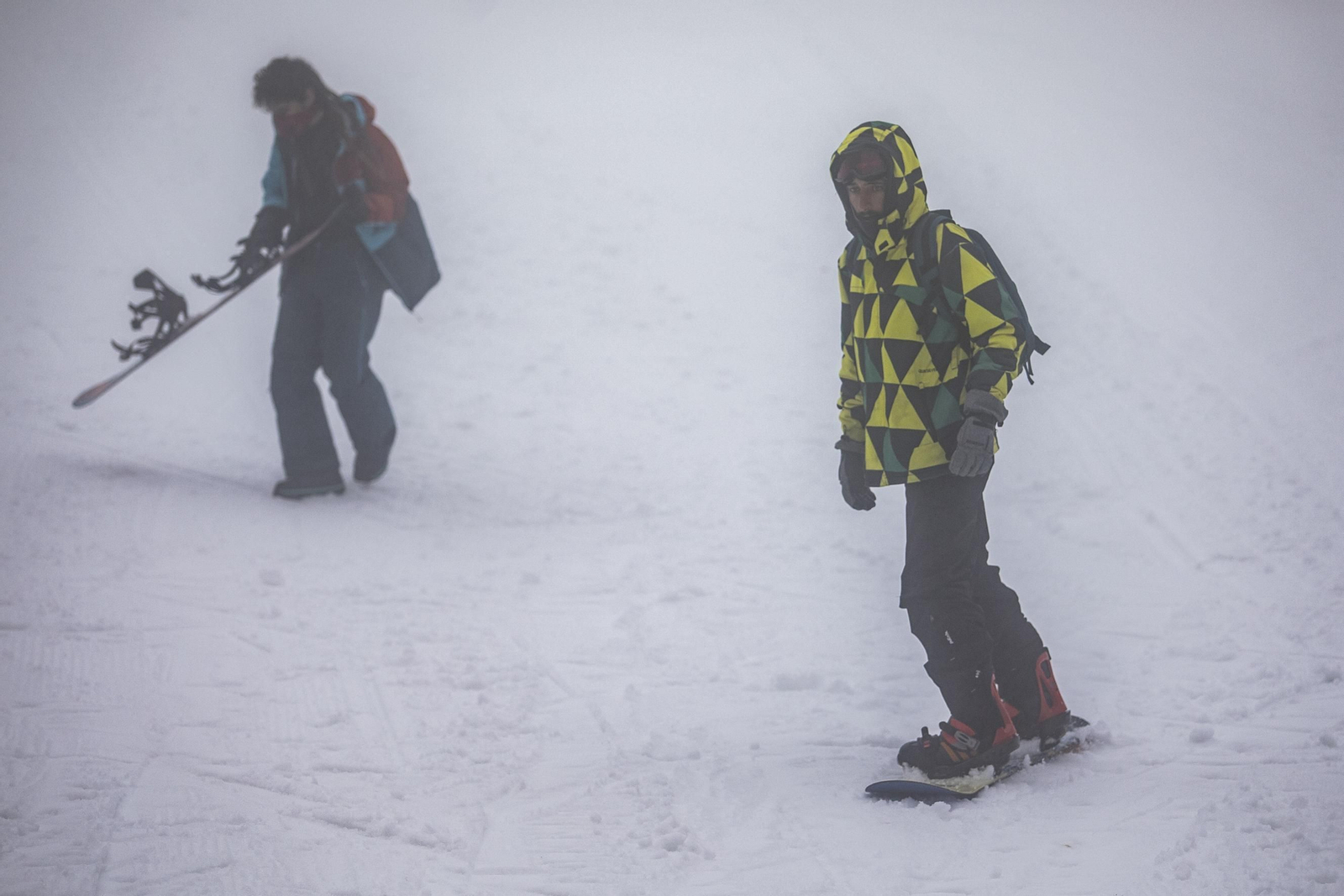 Fotos: esquí en Sierra Nevada pese al confinamiento perimetral
