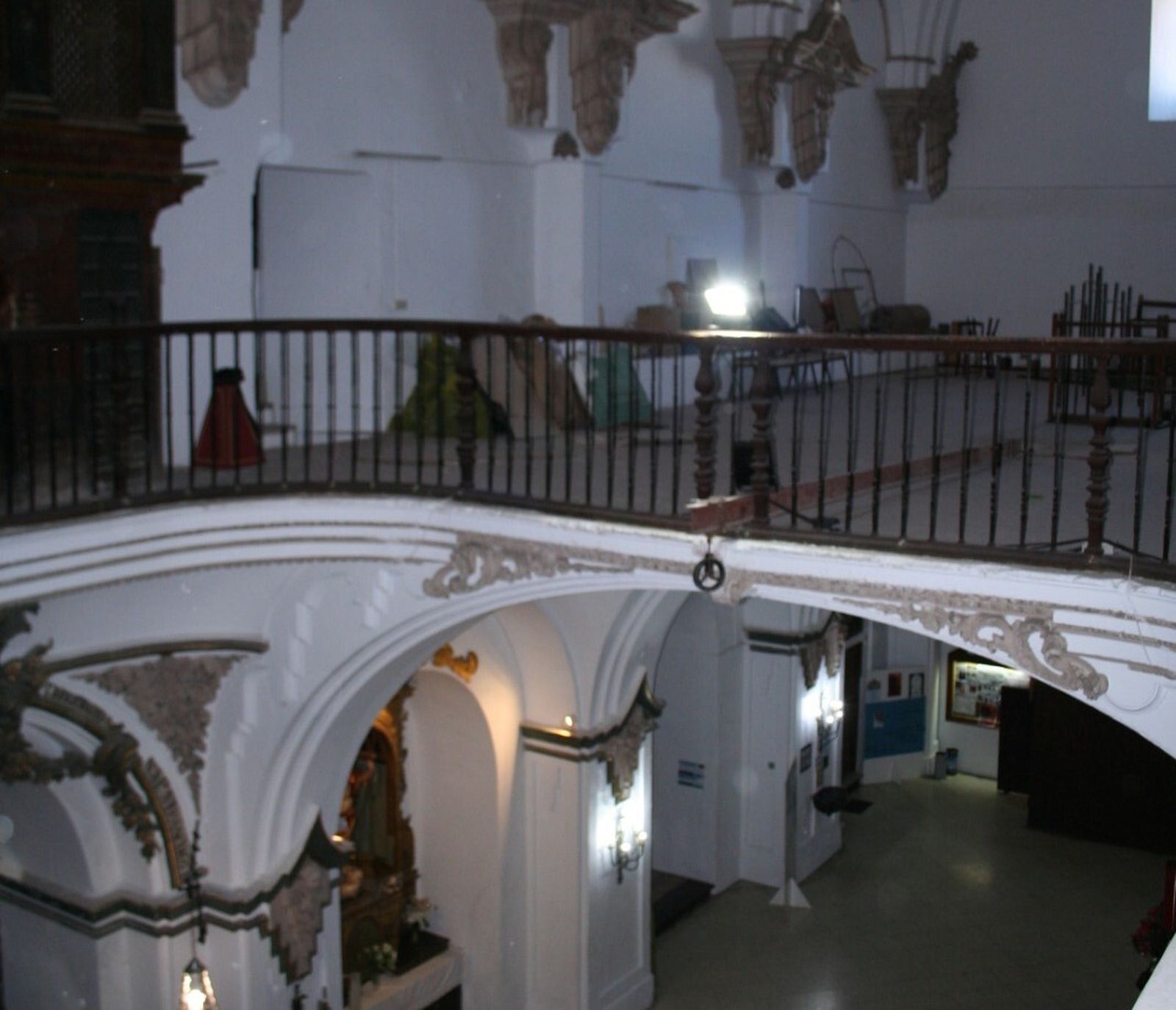 El coro de la iglesia de San Francisco y San Eulogio.