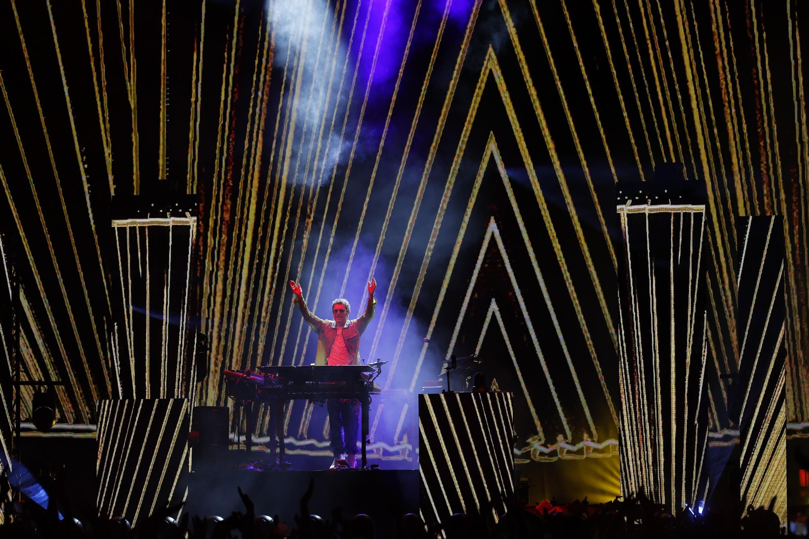Las imágenes del concierto de Jean-Michel Jarre