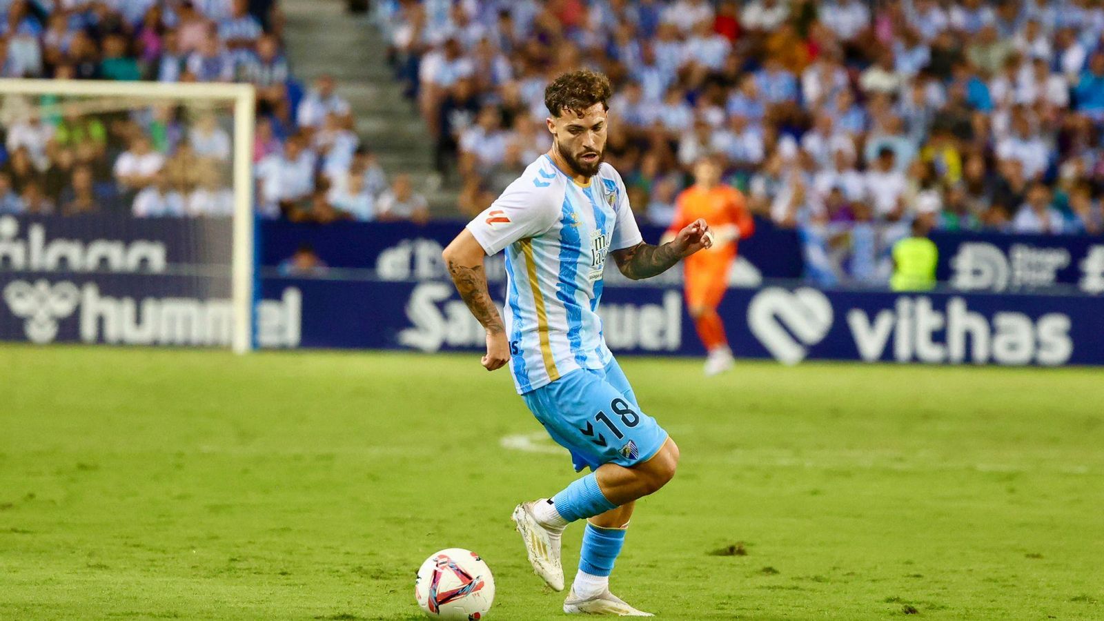 El Málaga CF - Elche, en fotos