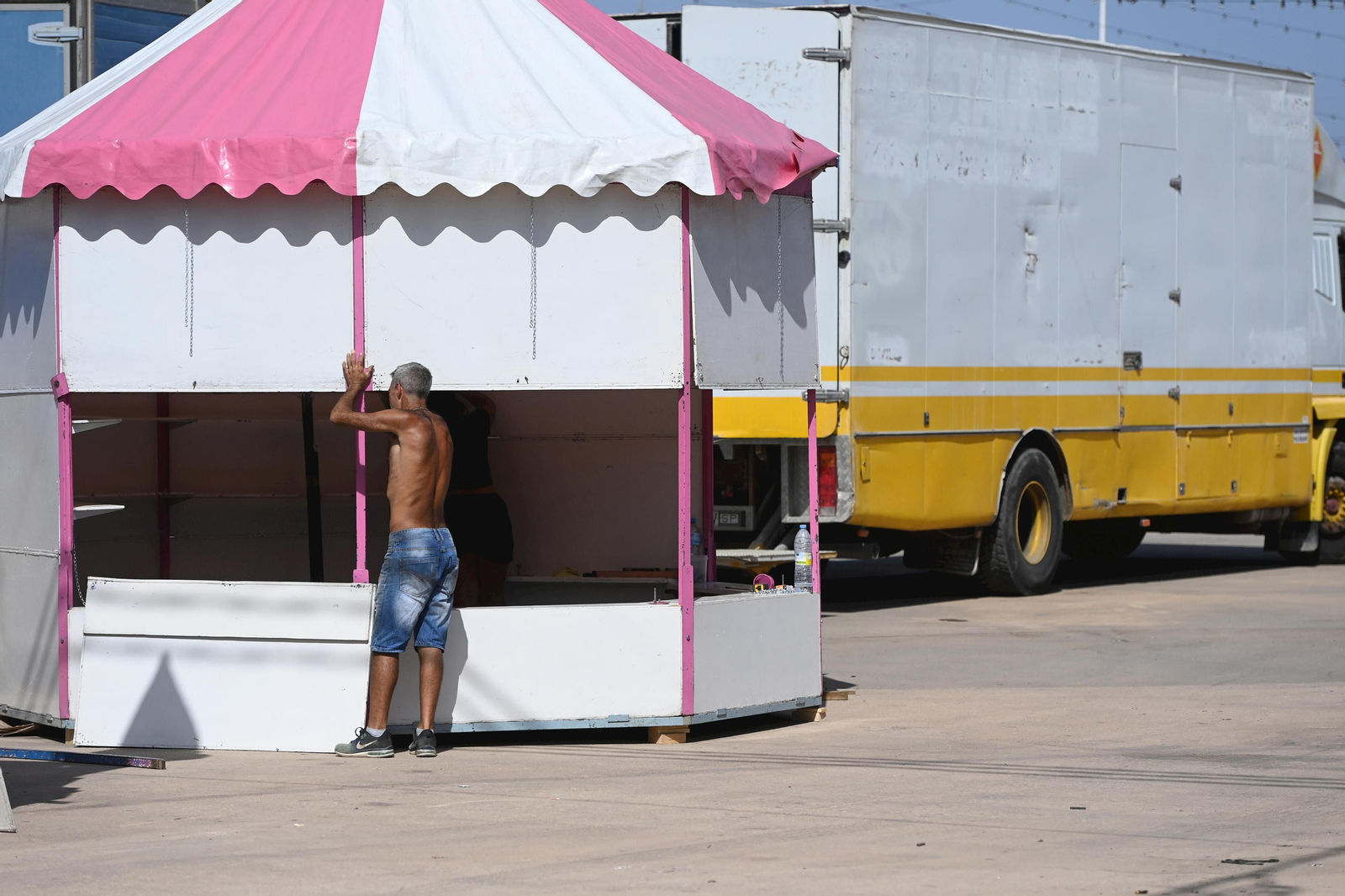 Todo listo para que empiece la Feria de Málaga (fotos)