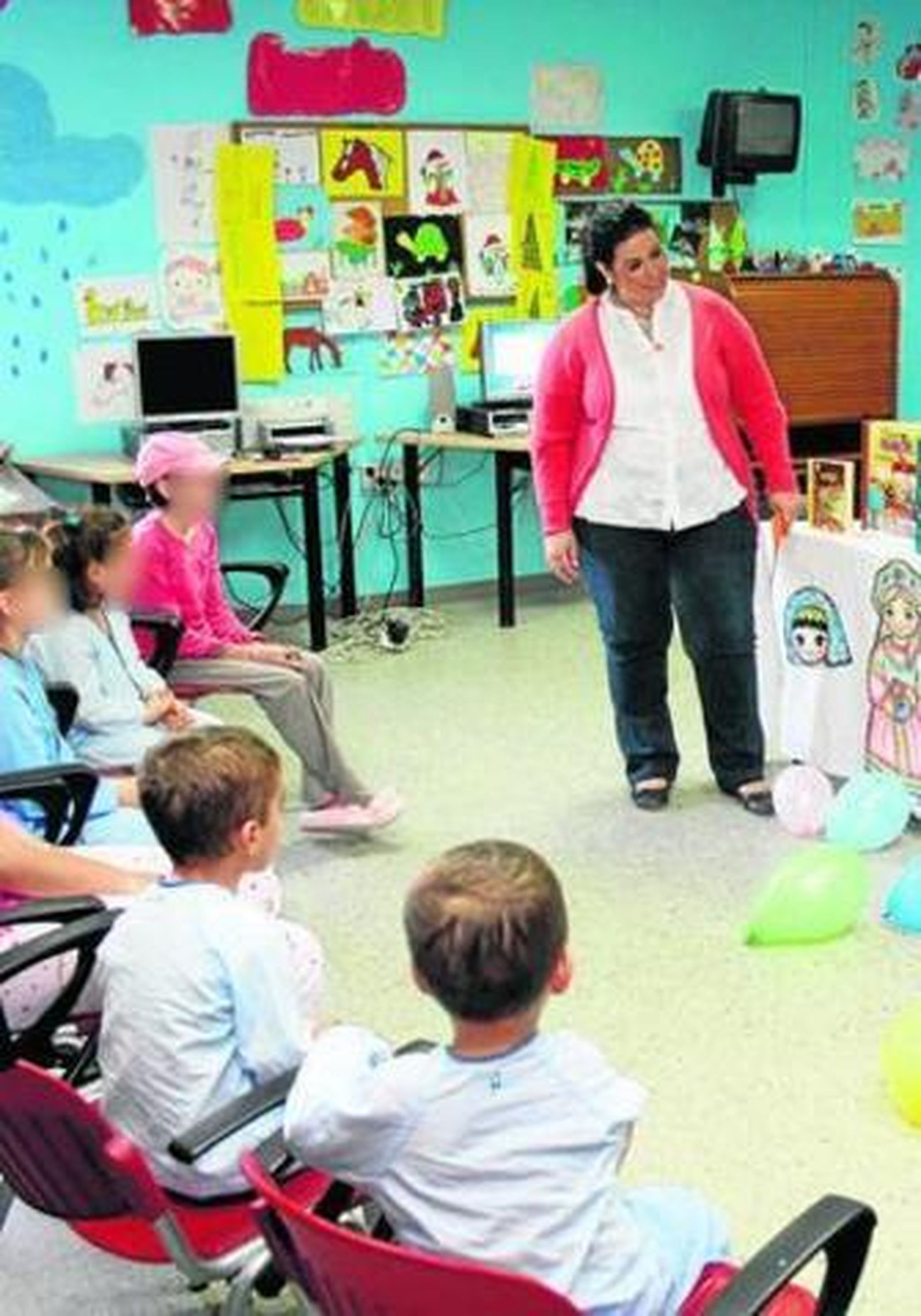 Actividades educativas en una unidad de Pediatría.