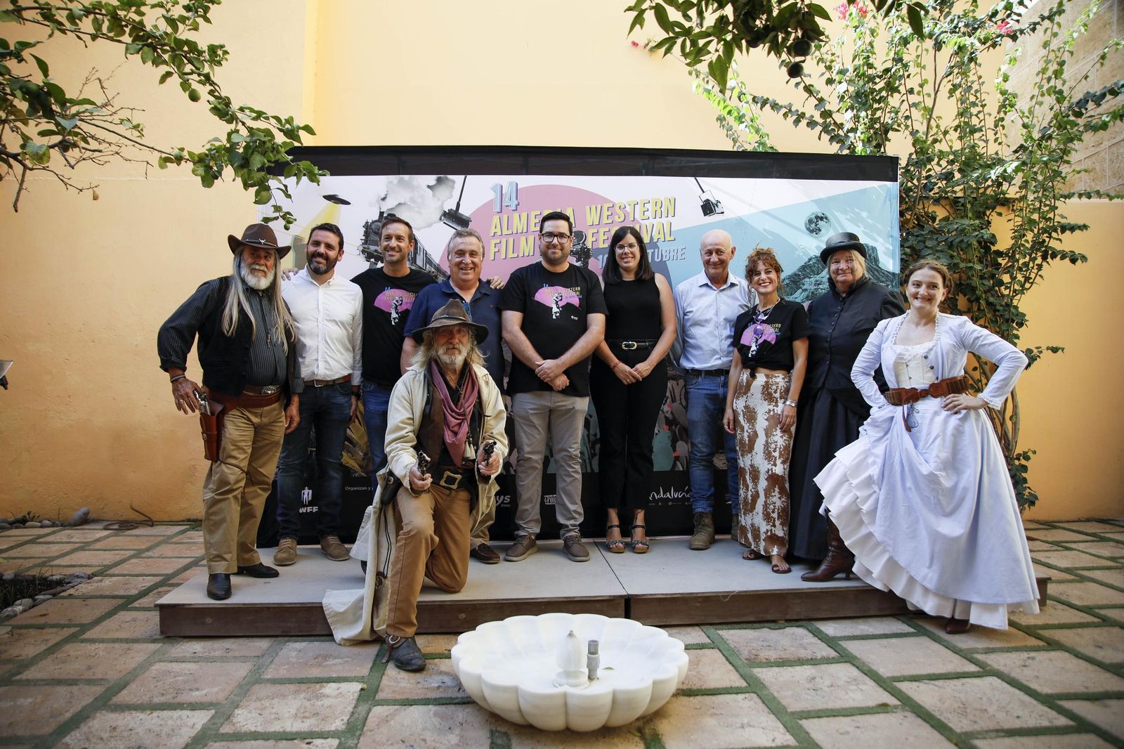 Las imágenes de la presentación de la XIV edición del Almería Western Film Festival