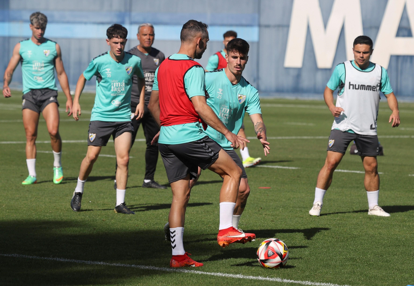 Pellicer aprieta en la vuelta del Málaga CF al trabajo