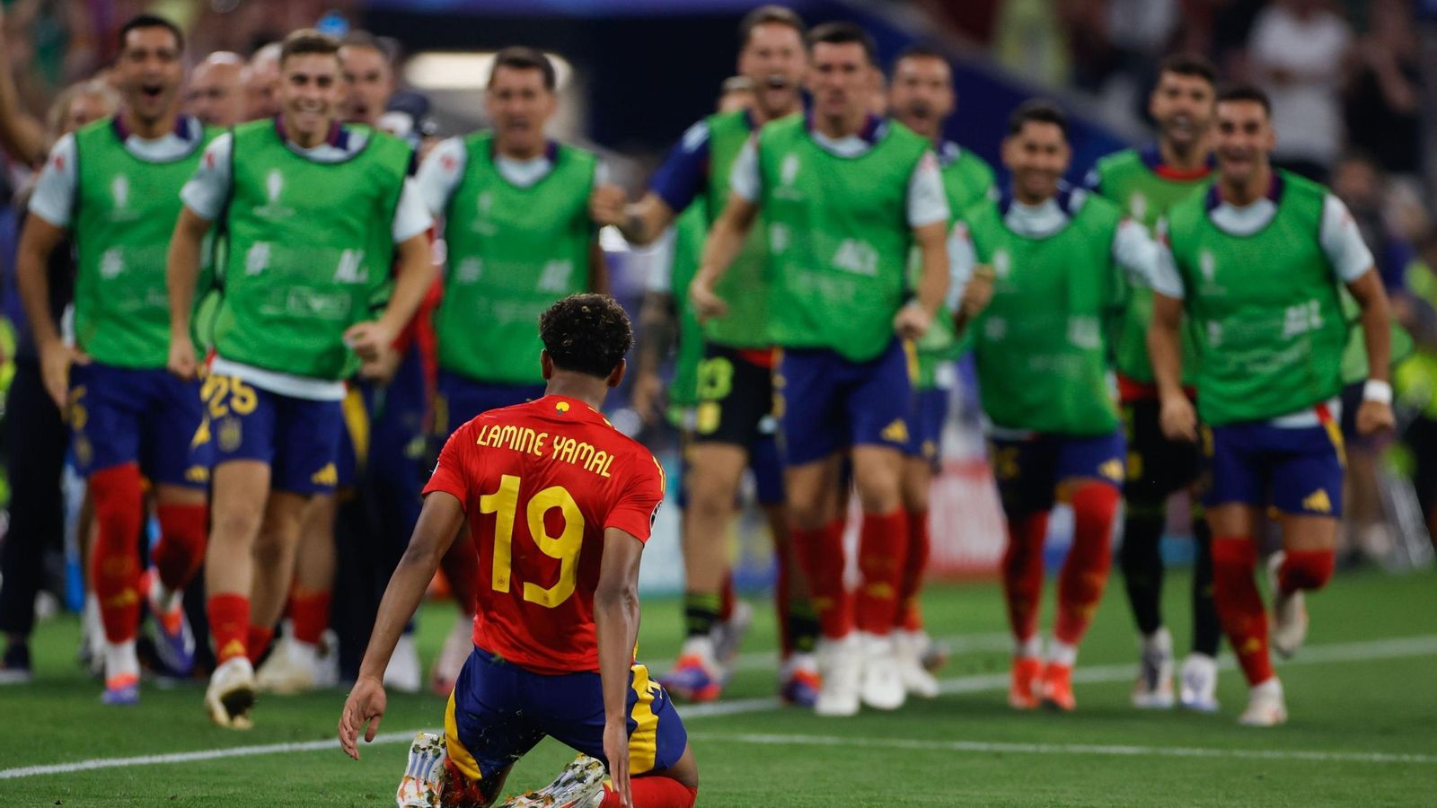 Las mejores imágenes del España - Francia