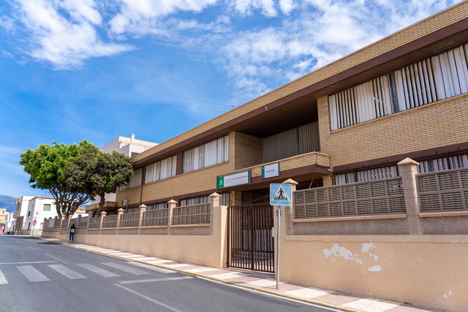 Un centro educativo de Roquetas de Mar.