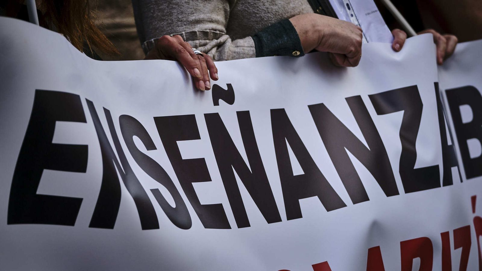 Manifestación contraeldecretode escolarización de la Junta