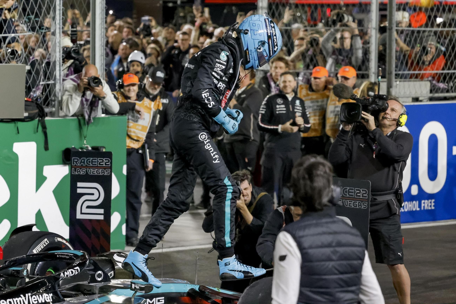 Las fotos del título mundial de Verstappen en Las Vegas