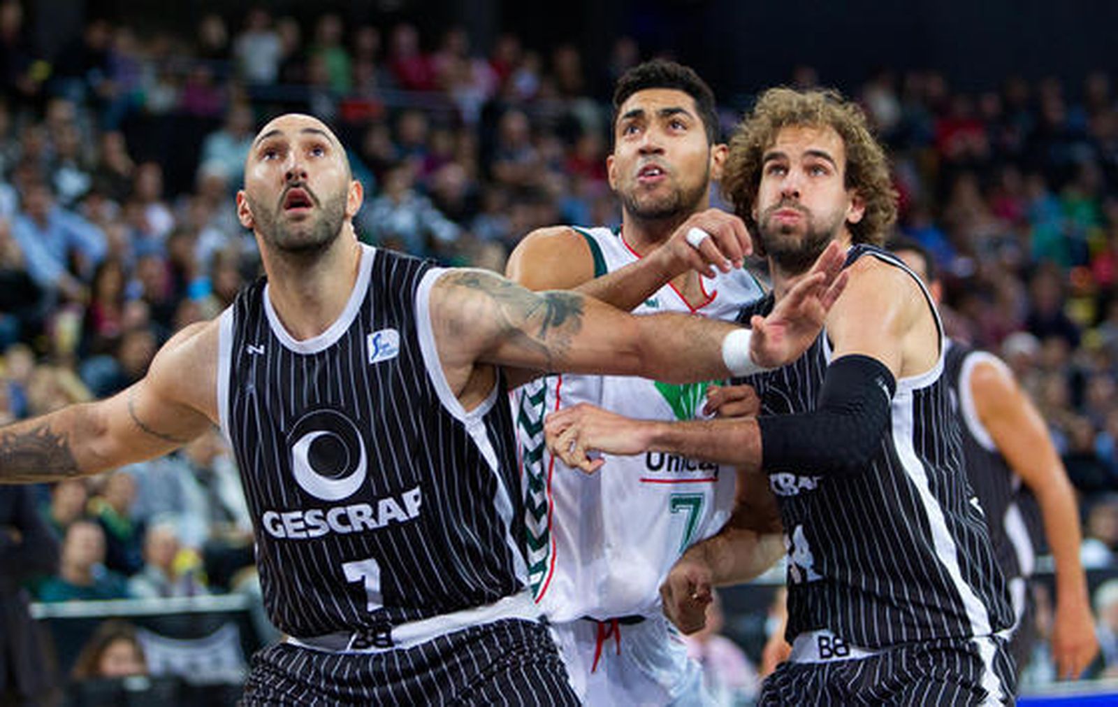 Ante un equipo de nivel similar y con cualidades parecidas como el Gescrap, el Unicaja ve cortada su racha de victorias y evidencia sus carencias ocultadas en esta secuencia triunfal previa.  Foto: Aitor Arrizabalaga