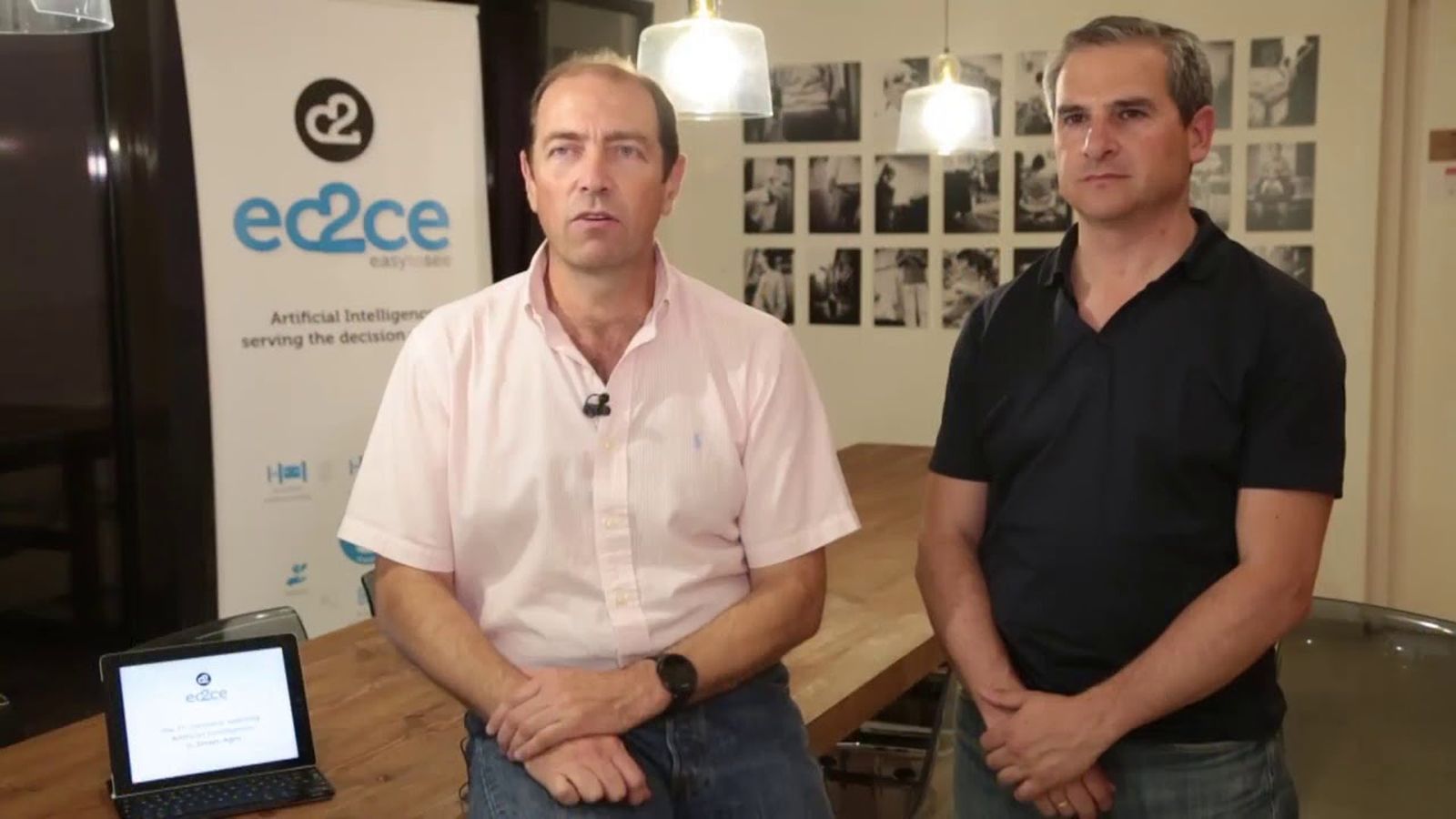 Los fundadores de la compañía sevillana Ec2ce.