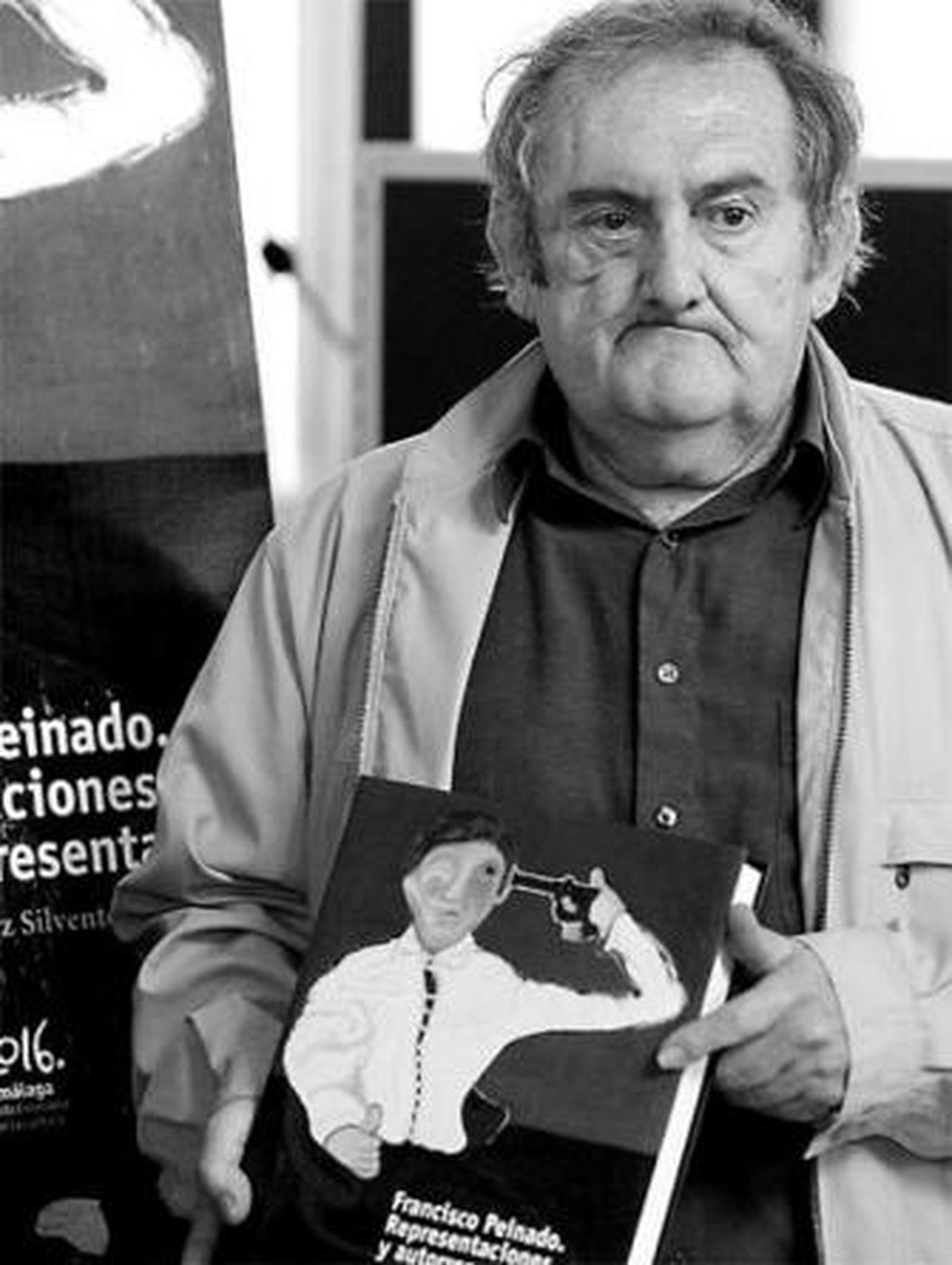 Francisco Peinado, ayer, en la presentación de la obra.