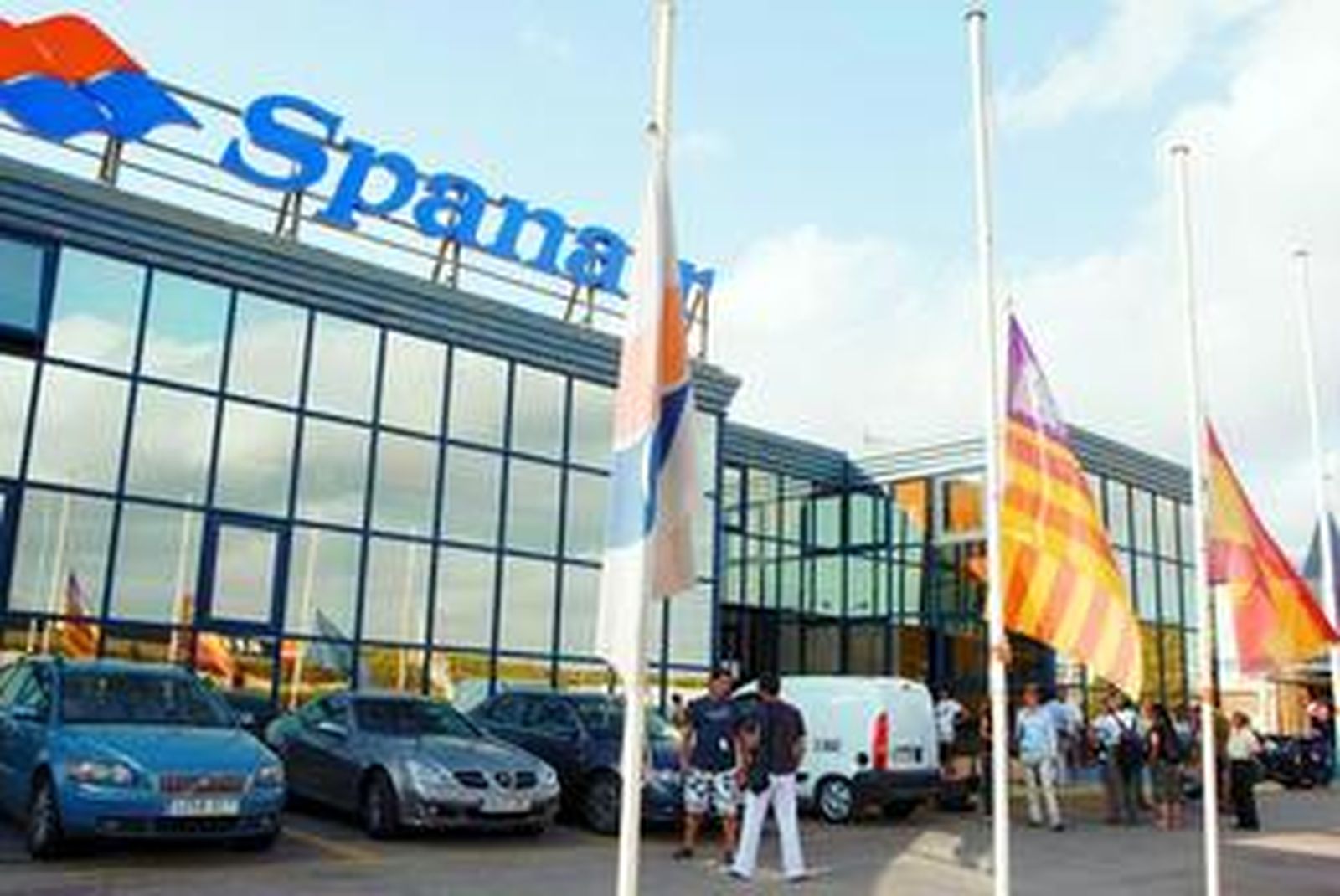 La sede de Spanair en Palma de Mallorca.