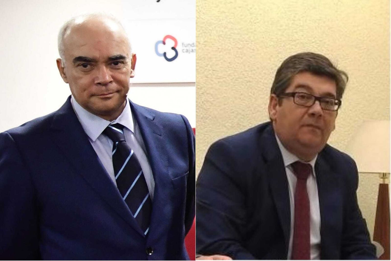 Los periodistas Francisco J. Bocero y Jacinto Mañas.