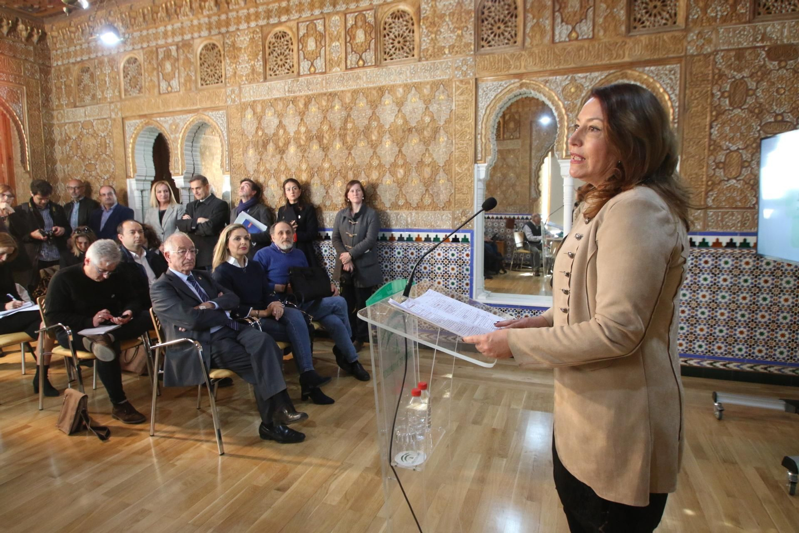 La consejera de Agricultura, Carmen Crespo, en una comparecencia reciente en Almería.