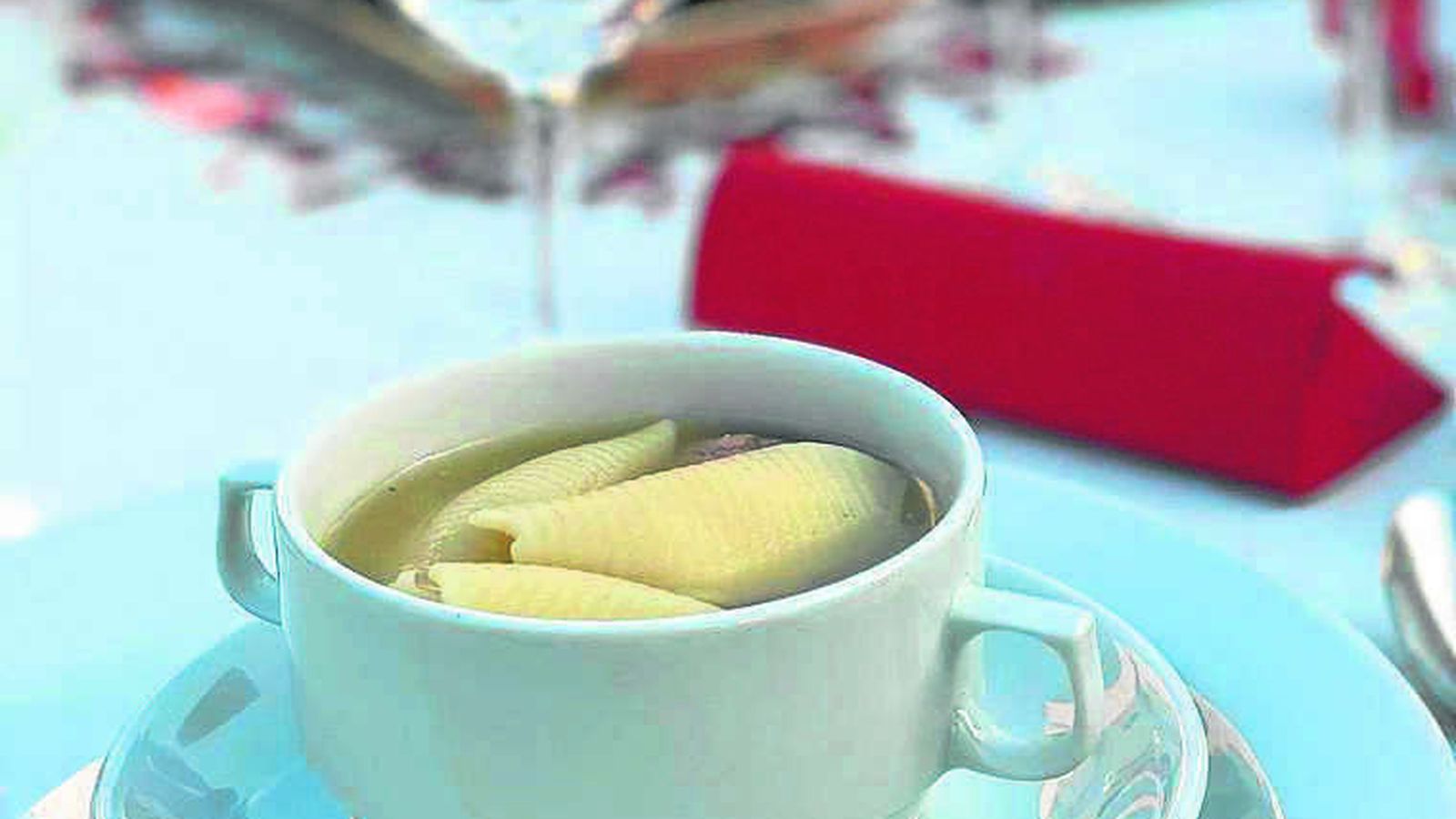 La sopa de galets es típica de Cataluña.