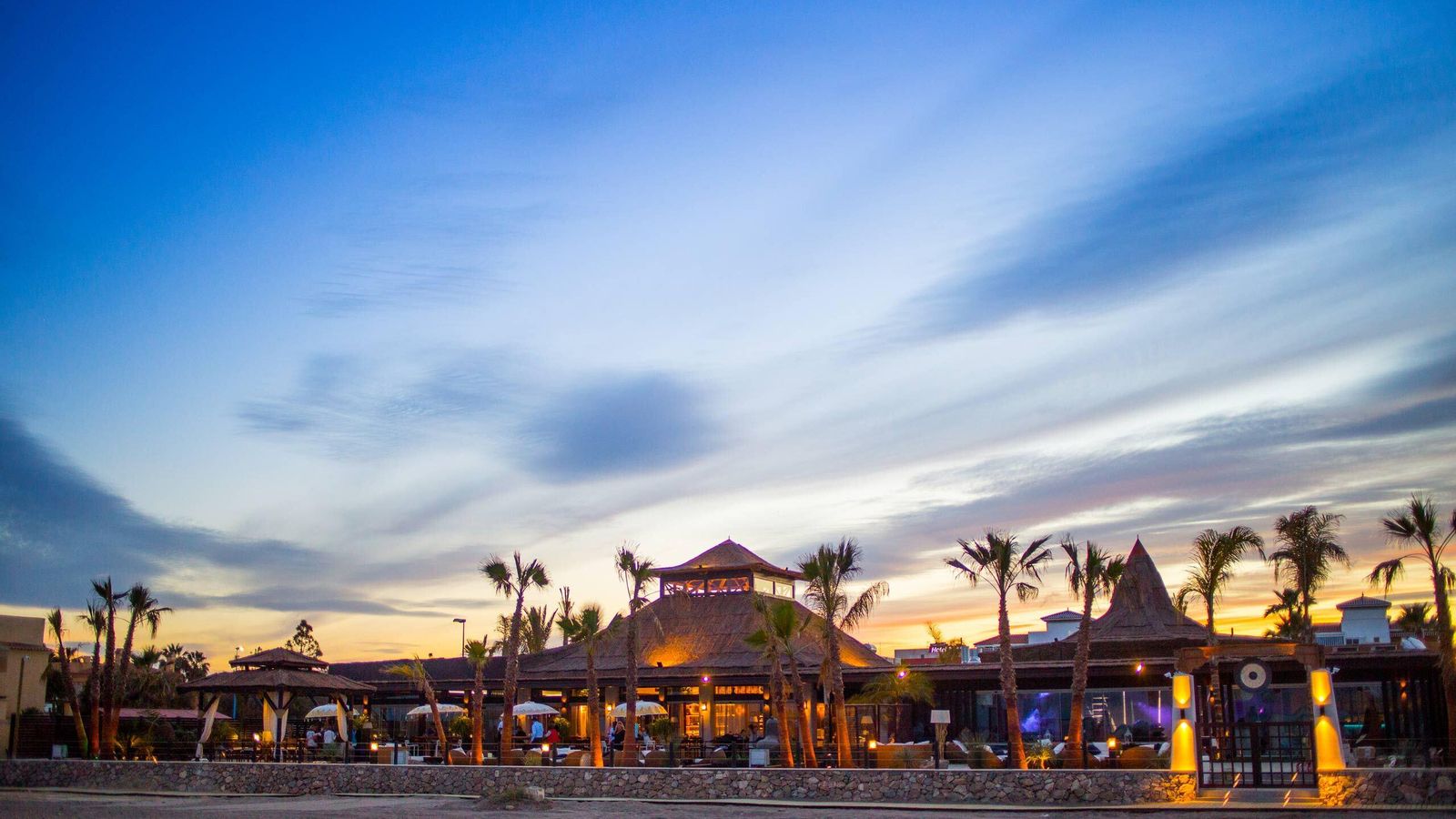 El atardecer en Maraú Beach Club.