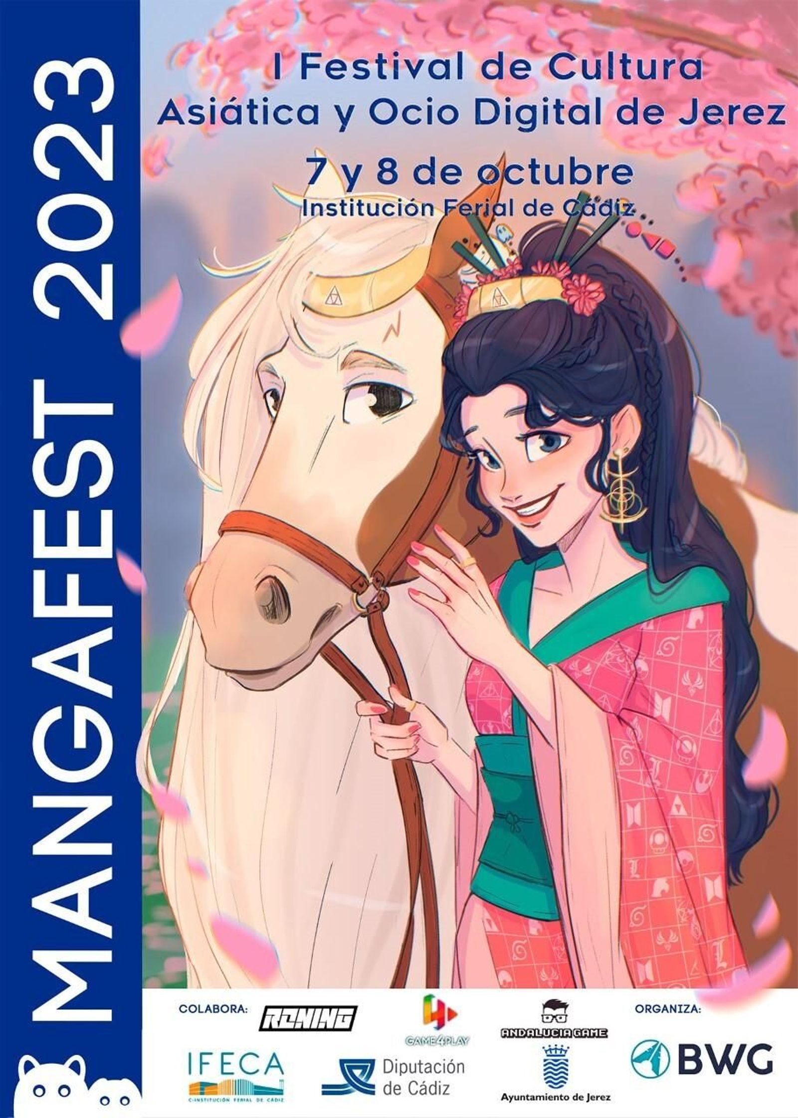 Cartel del festival Mangafest Jerez
