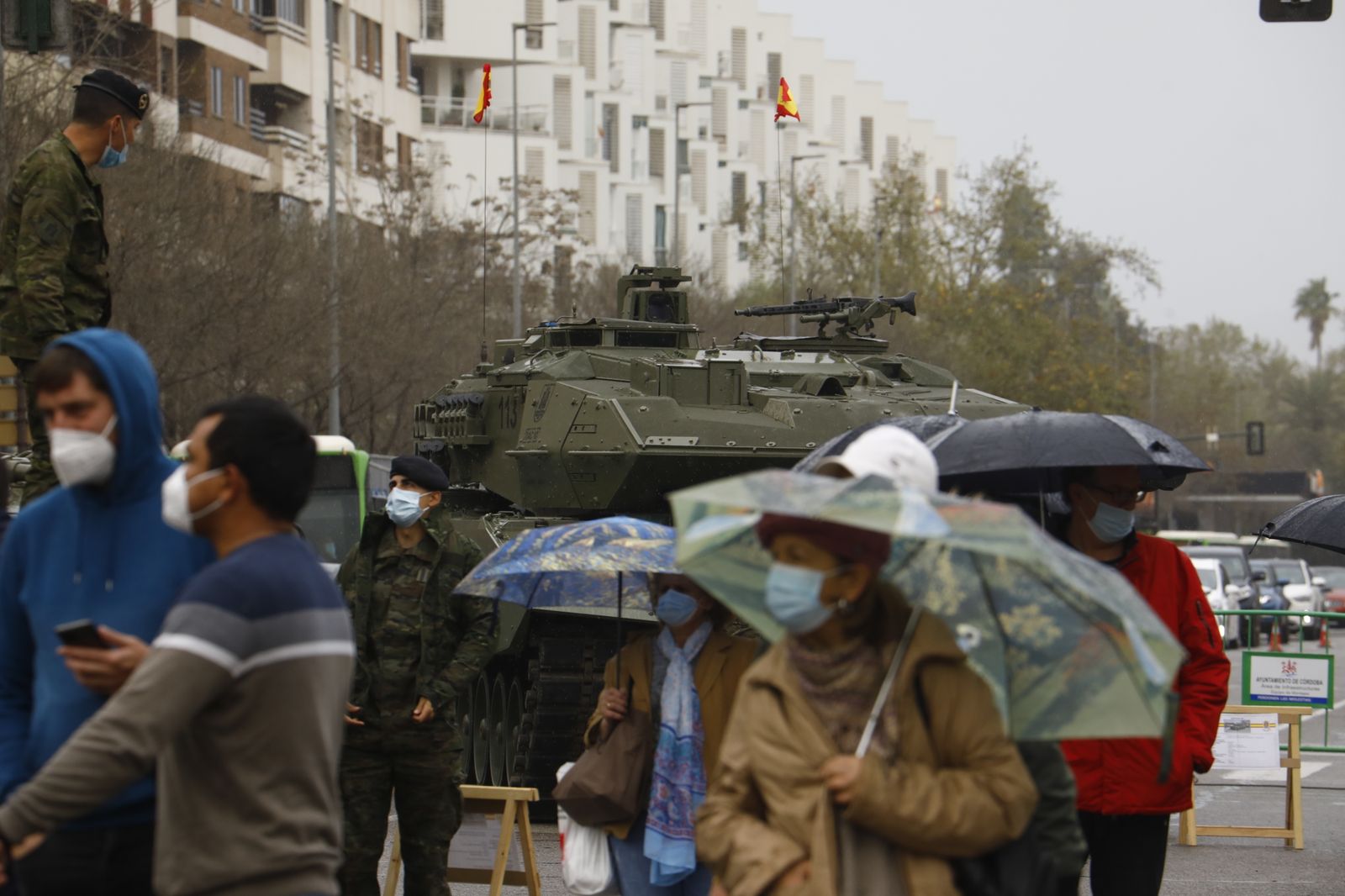 Las fotografías de la exposición de armamento de la Brigada de Córdoba