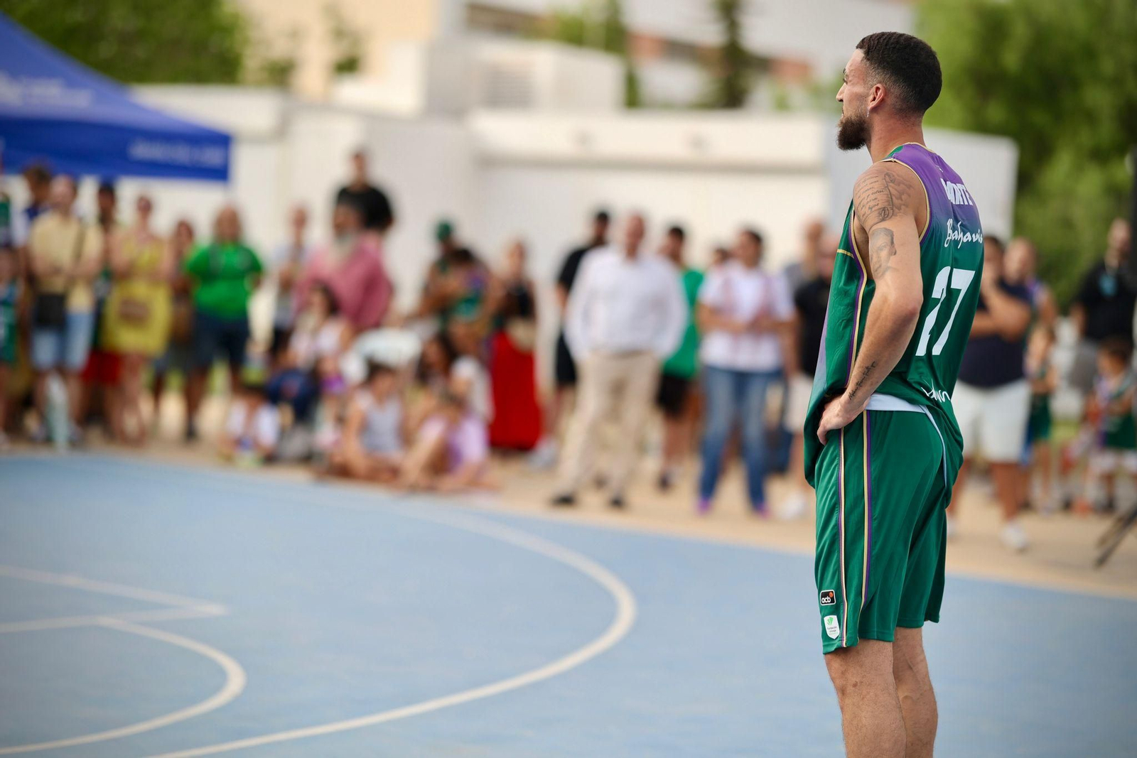 Las fotos de la espectacular presentación de Chris Duarte con el Unicaja en el Parque del Oeste