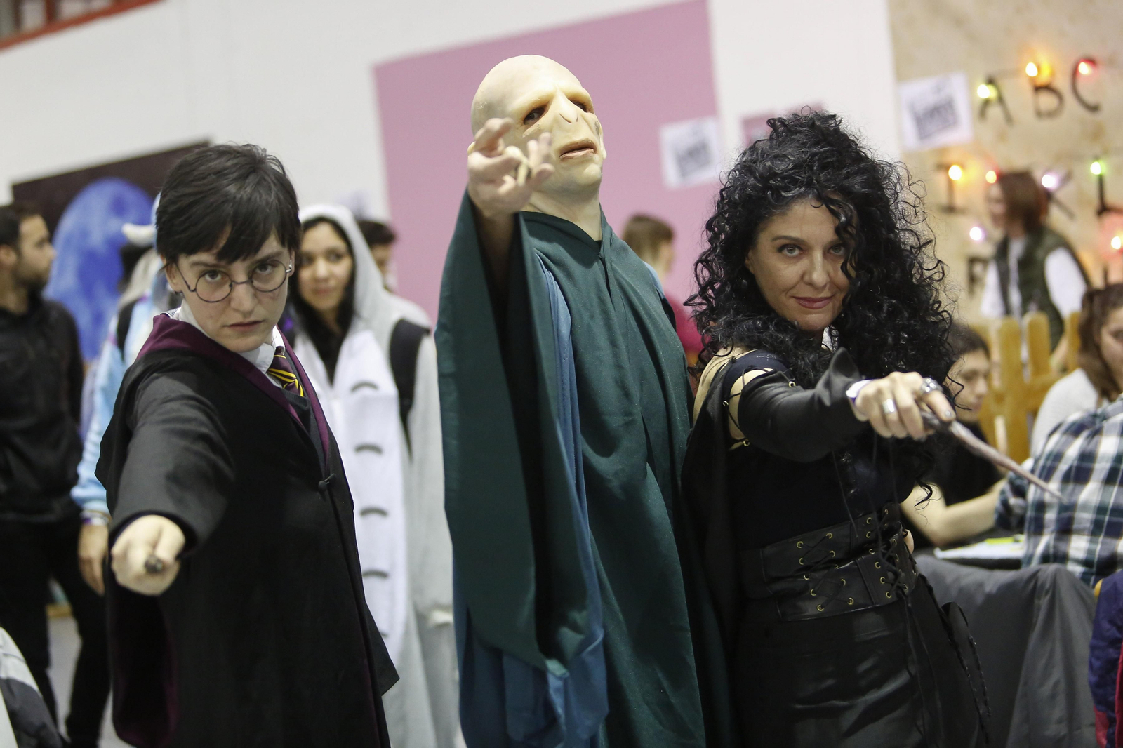 'Cosplayers' de 'Harry Potter' en una edición de Ficzone