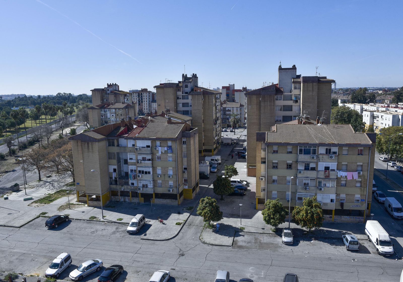 Las Vegas, desde la torre del parque de Bomberos del Polígono Sur.