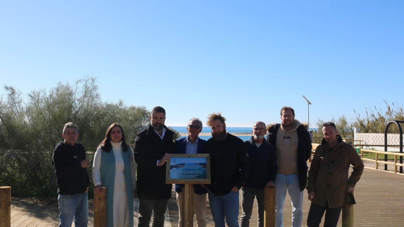 Inauguración del Mirador de Nuevo Portil