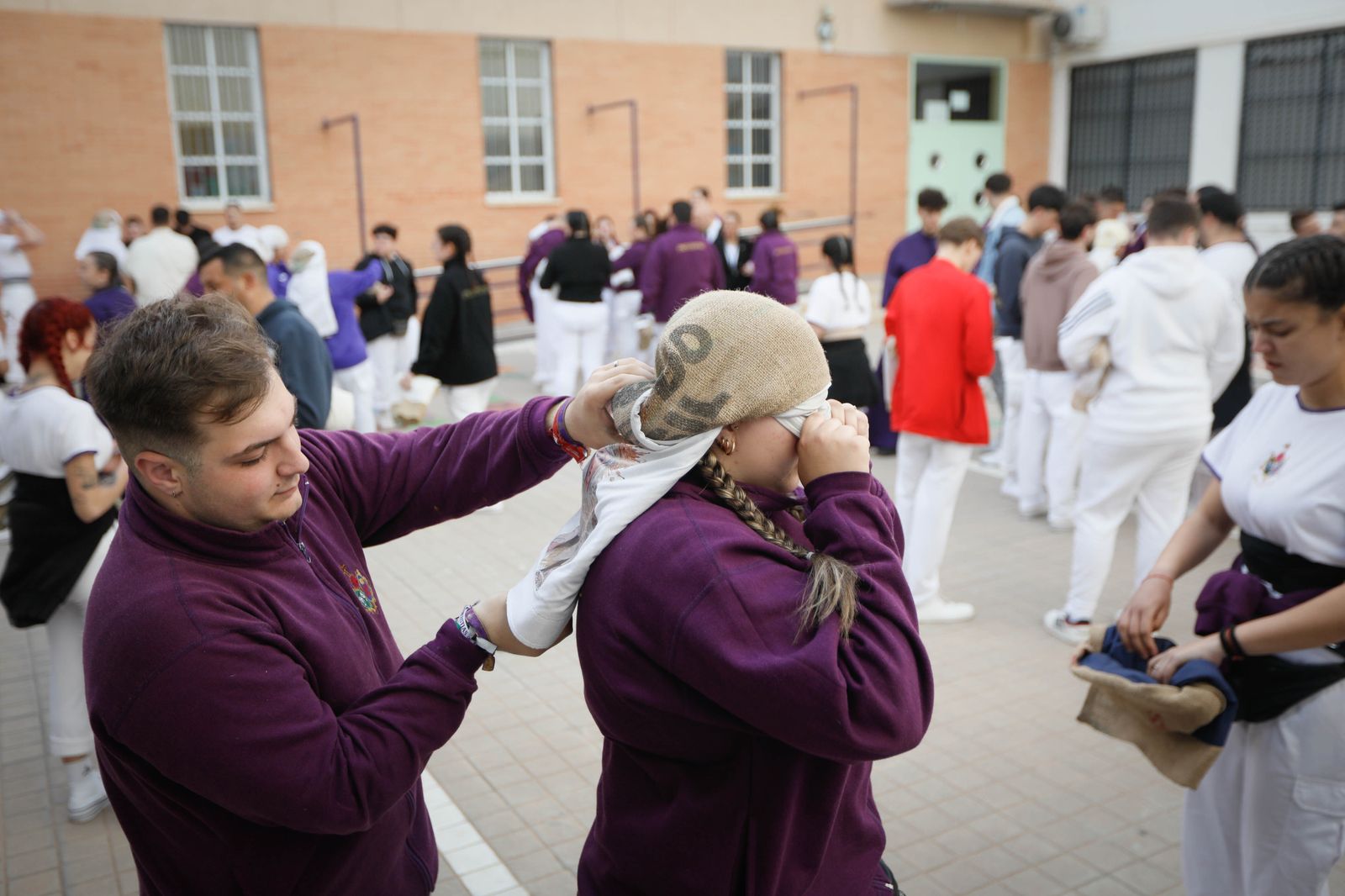La procesión del Encuentro, en imágenes