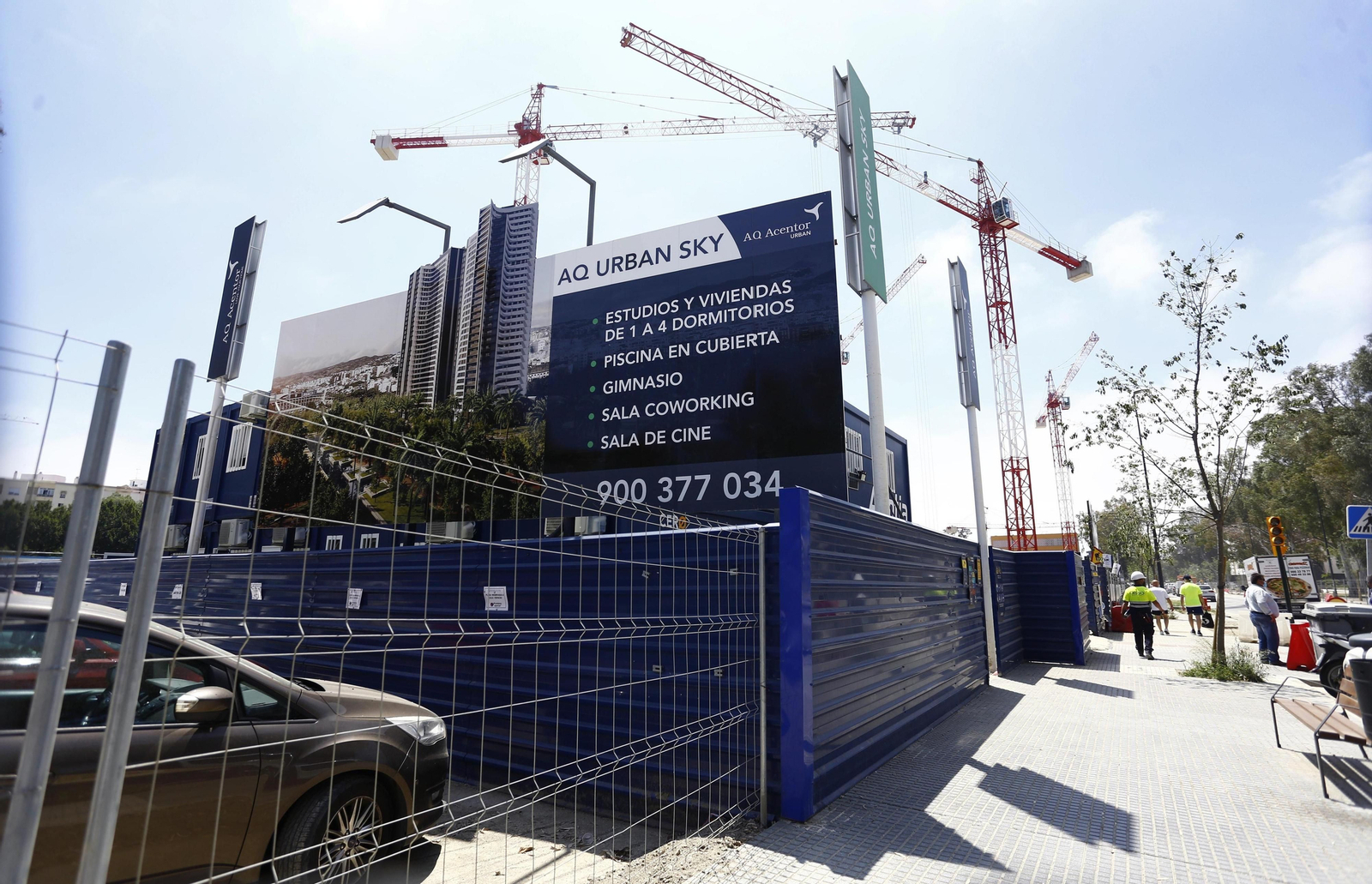 Fotos del avance de las obras de las nuevas torres de Málaga Fotos del avance de las obras de las nuevas torres de Málaga