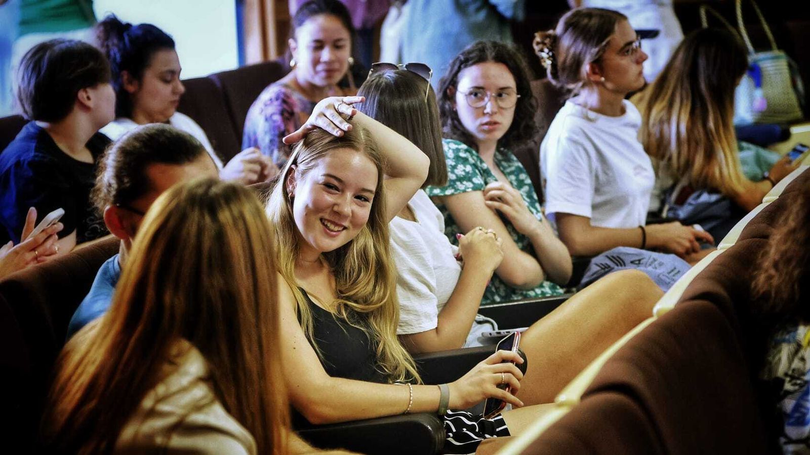 Una imagen de algunos de los estudiantes Erasmus que han llegado a Cádiz.