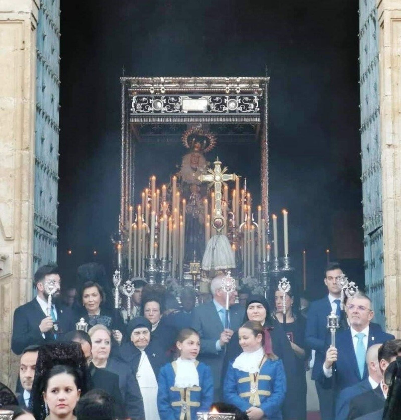 La Virgen de los Dolores, de Carmona, sale a la calle el último viernes de cuaresma.