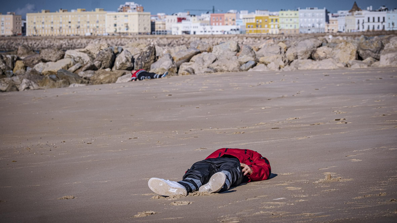 Todas las imágenes del simulacro de tsunami en Cádiz