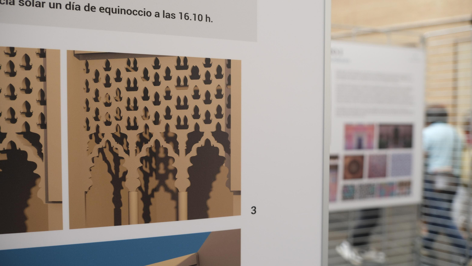 Imágenes de la inauguración de la exposición 'Paseo Matemático Al-Ándalus' en la Universidad de Almería