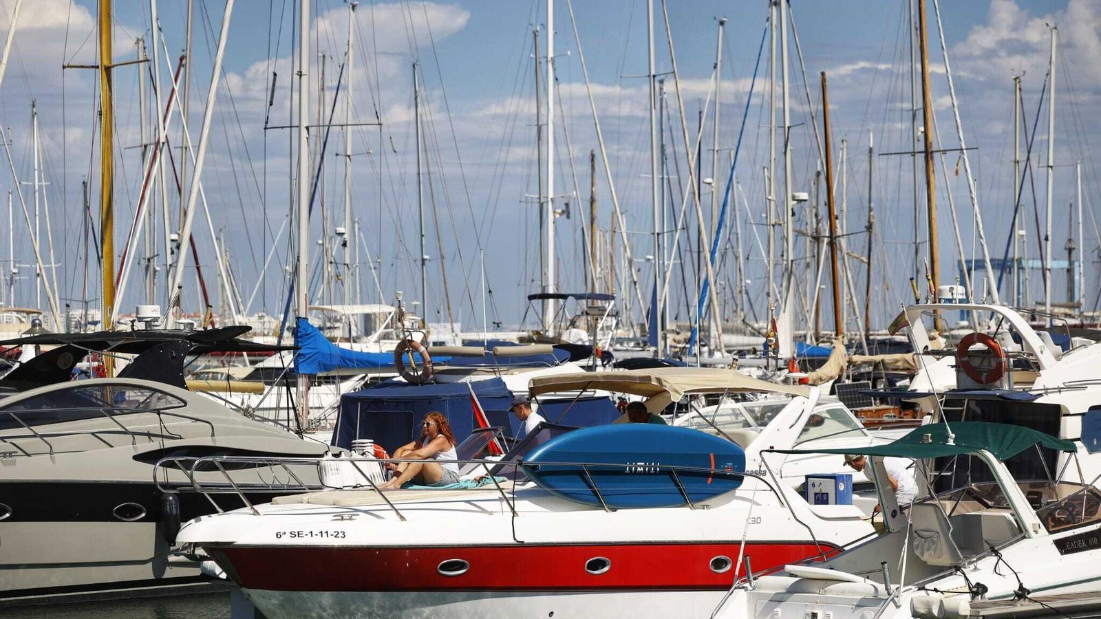 La dársena interior, donde los clientes disfrutan de la náutica y del ocio.
