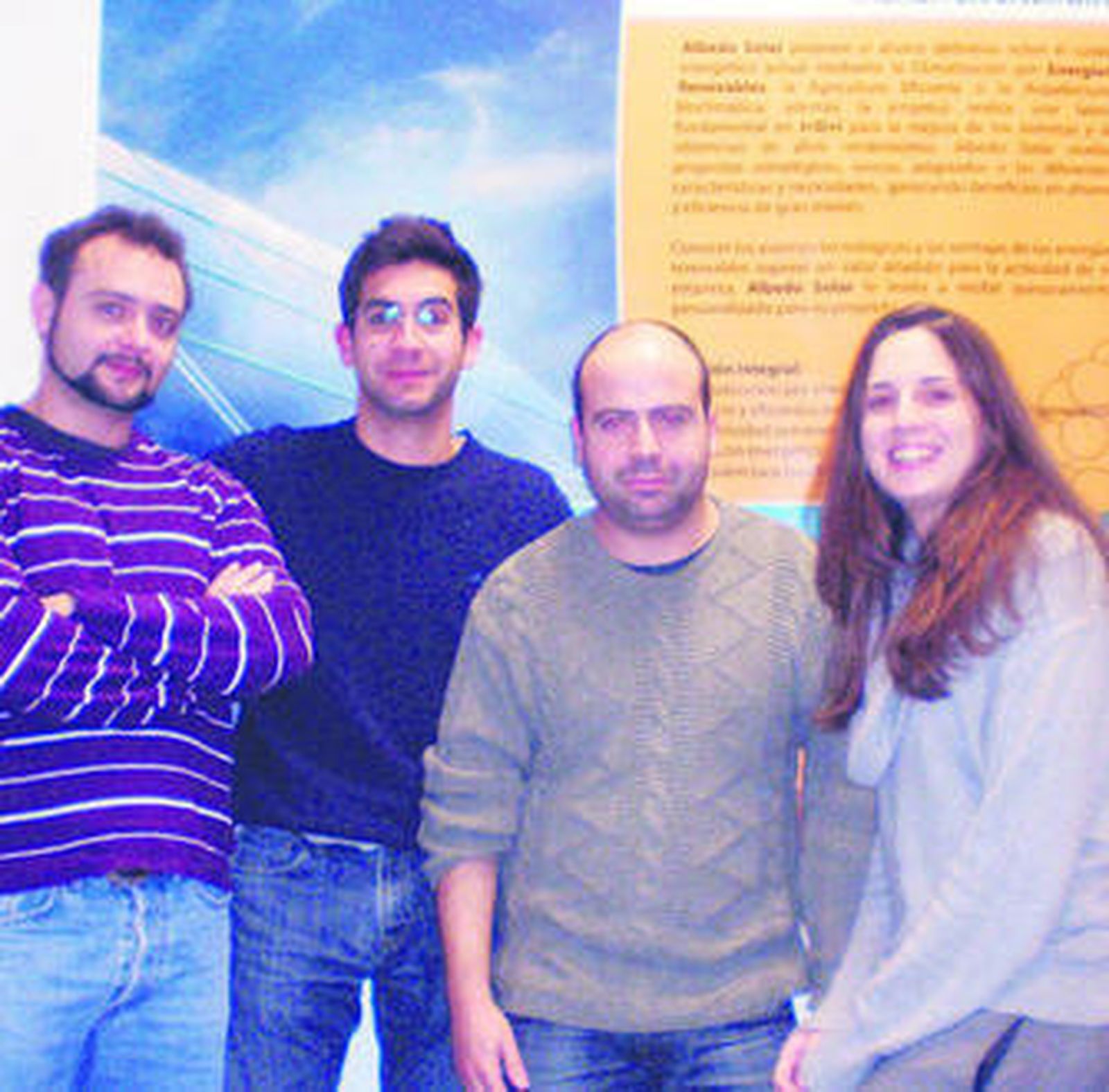 Equipo promotor y gestor de la empresa de base tecnológica Albedo Solar.