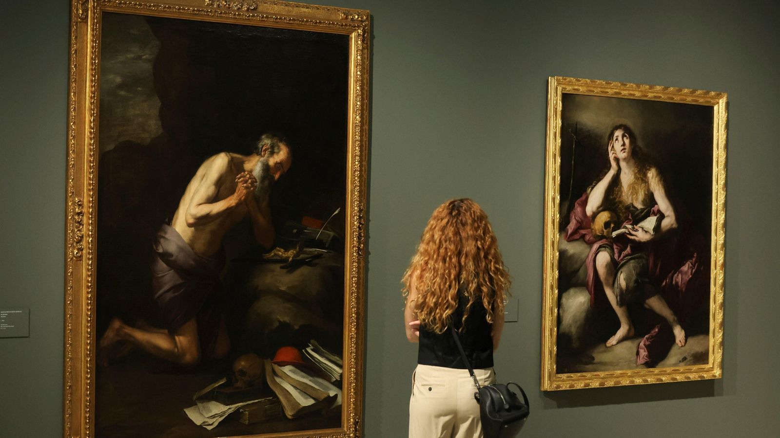 Dos obras de la muestra 'Fieramente humanos. Retrato de santidad barroca' en el Museo Carmen Thyssen. Dos obras de la muestra 'Fieramente humanos. Retrato de santidad barroca' en el Museo Carmen Thyssen.