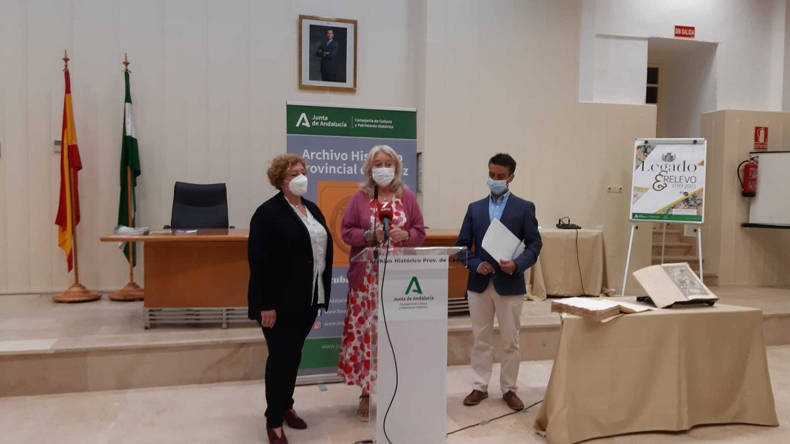 Presentación de la restauración del manuscrito en el Archivo Histórico.