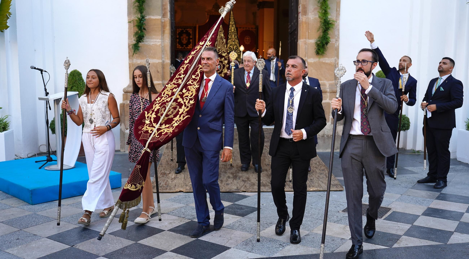 Las fotos de la procesion de la Virgen de la Palma por el cenro de Algeciras