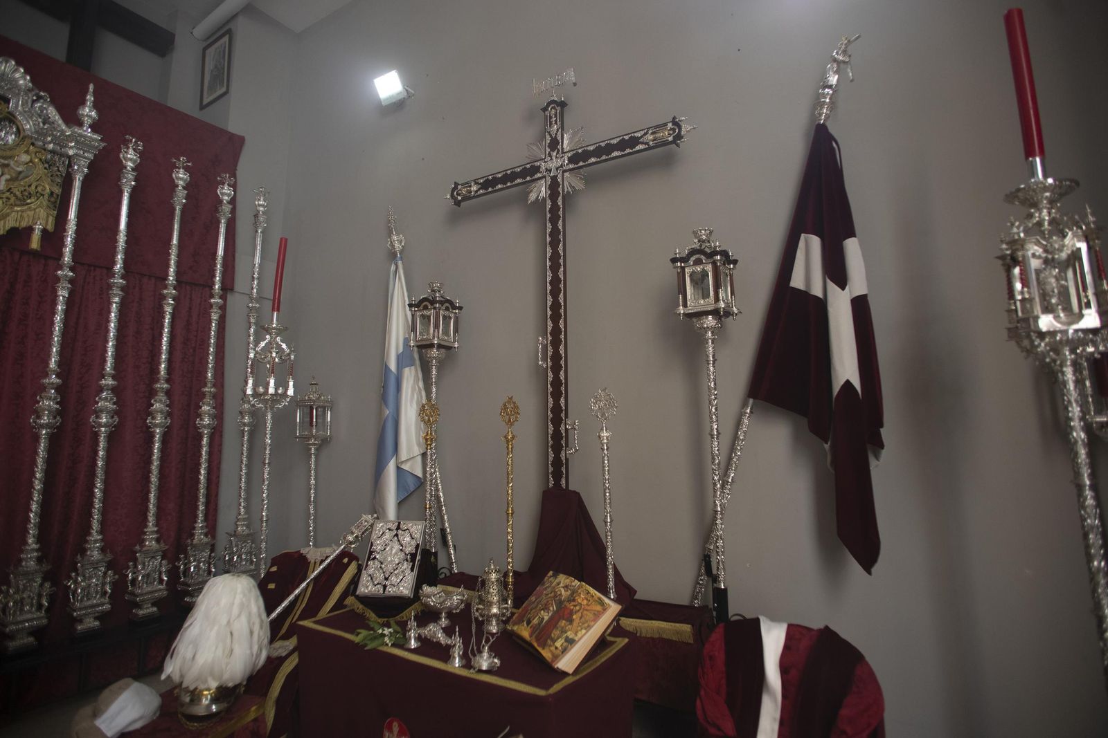 Fotos: La cofradía del Despojado, en San Andrés y con exposición