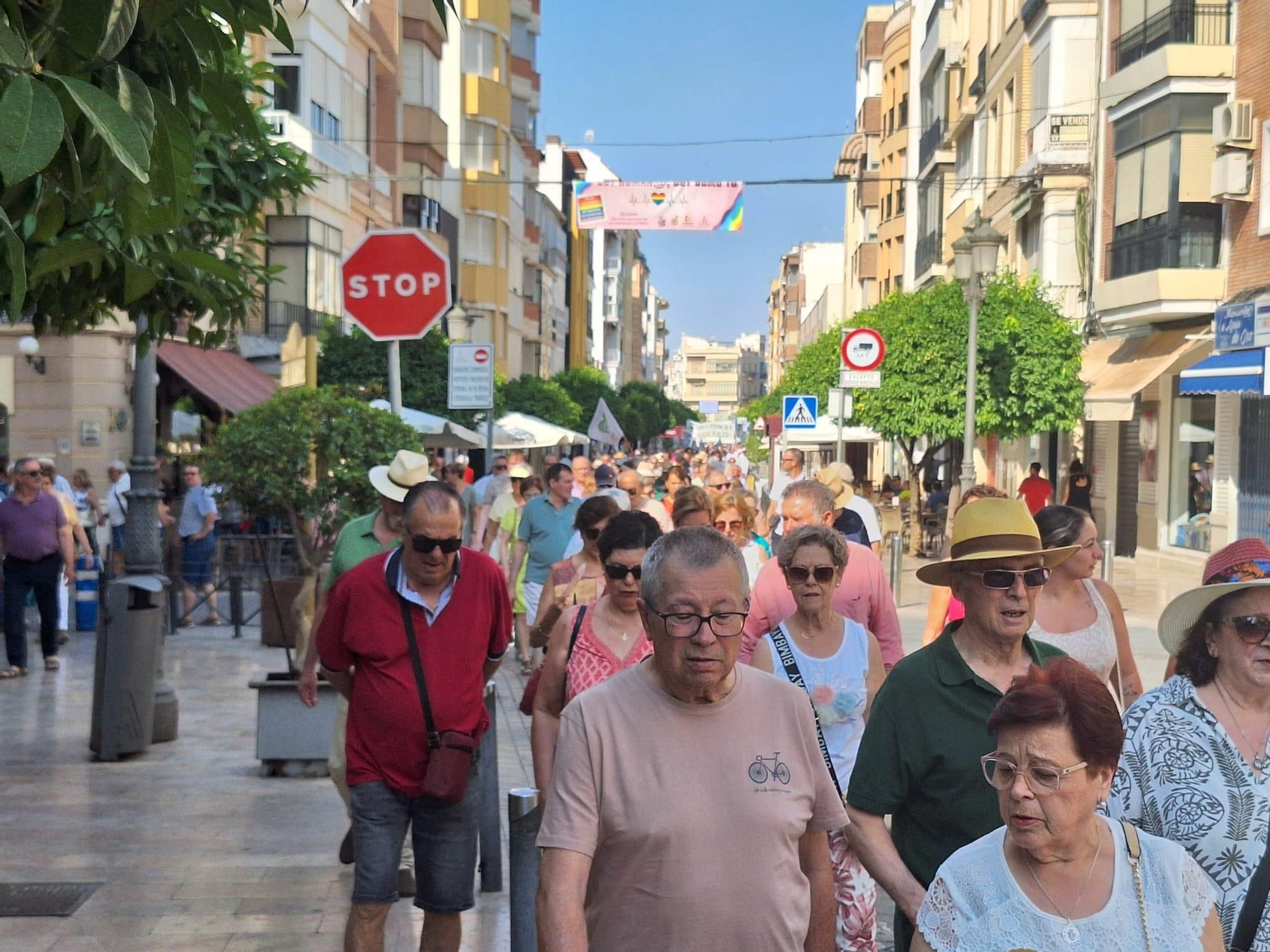 Las imágenes de la manifestación por la sanidad pública celebrada en Puente Genil