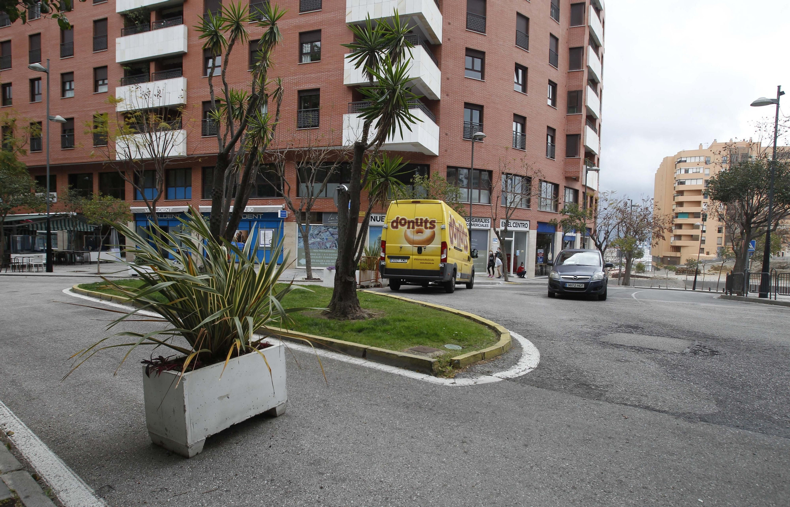 Comienzo de la avenida Capitán Ontañón, en Algeciras.
