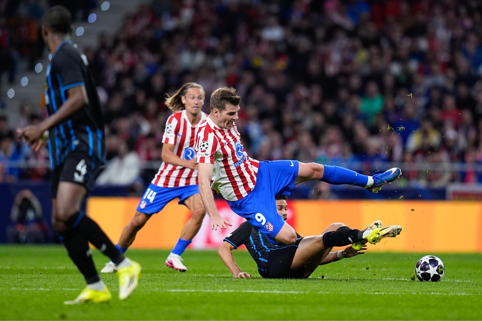 Las fotos del Atlético de Madrid-Brujas