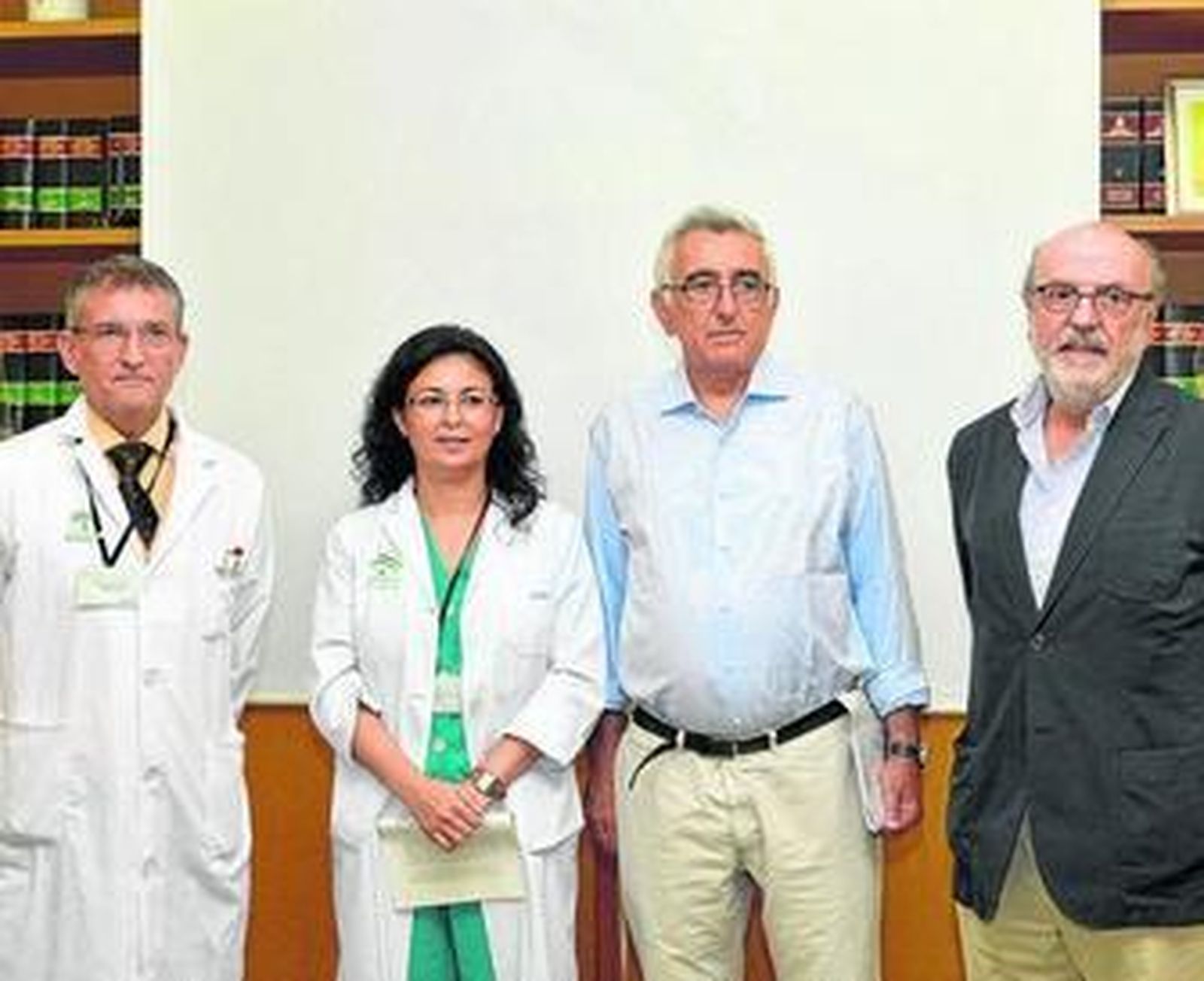 Desde la izquierda, Mariano Aguayo, María José Morano, Emilio Pujol y Alberto Ruiz.