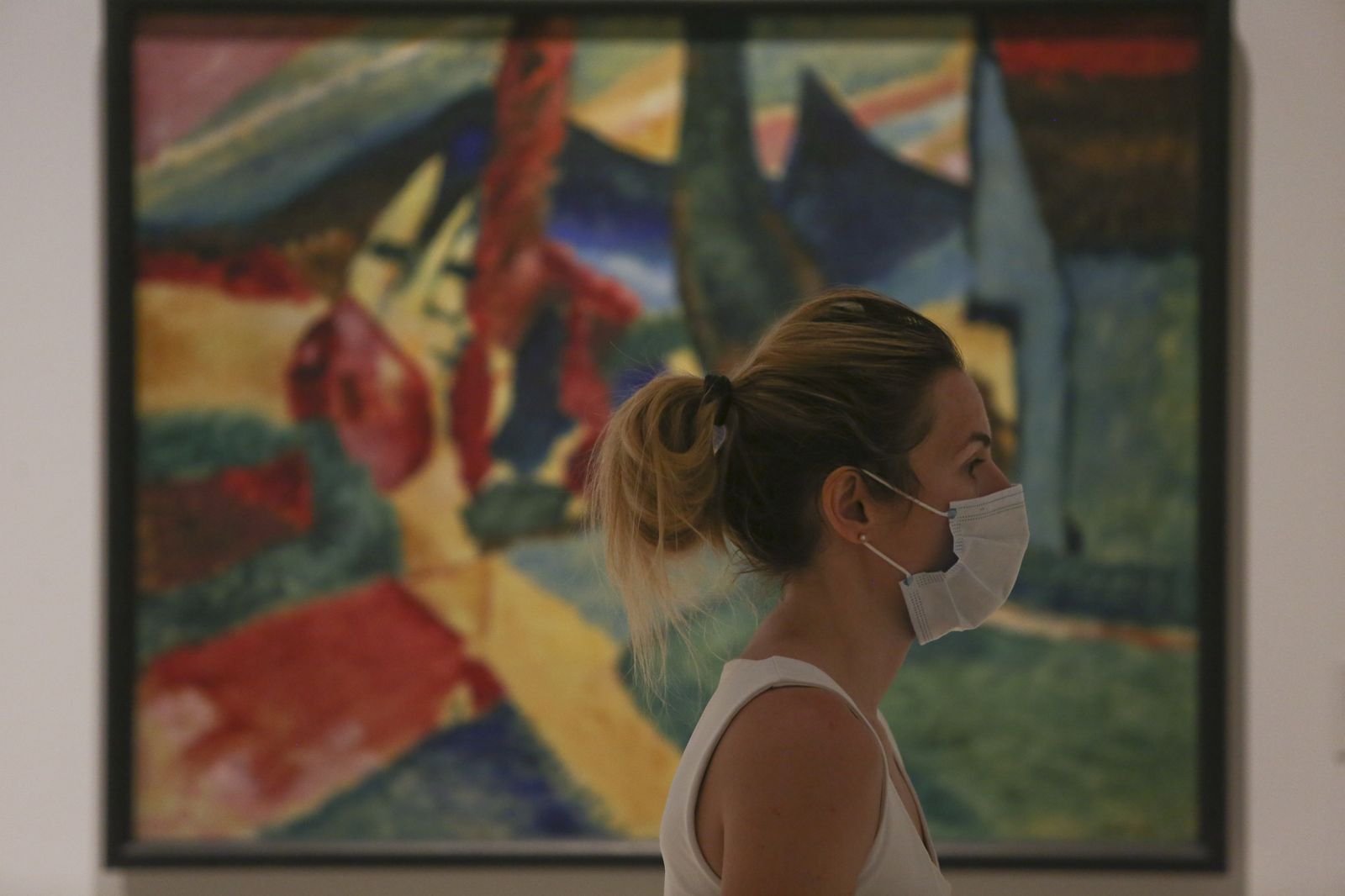 Las fotos del (tímido) reencuentro con los museos en Málaga